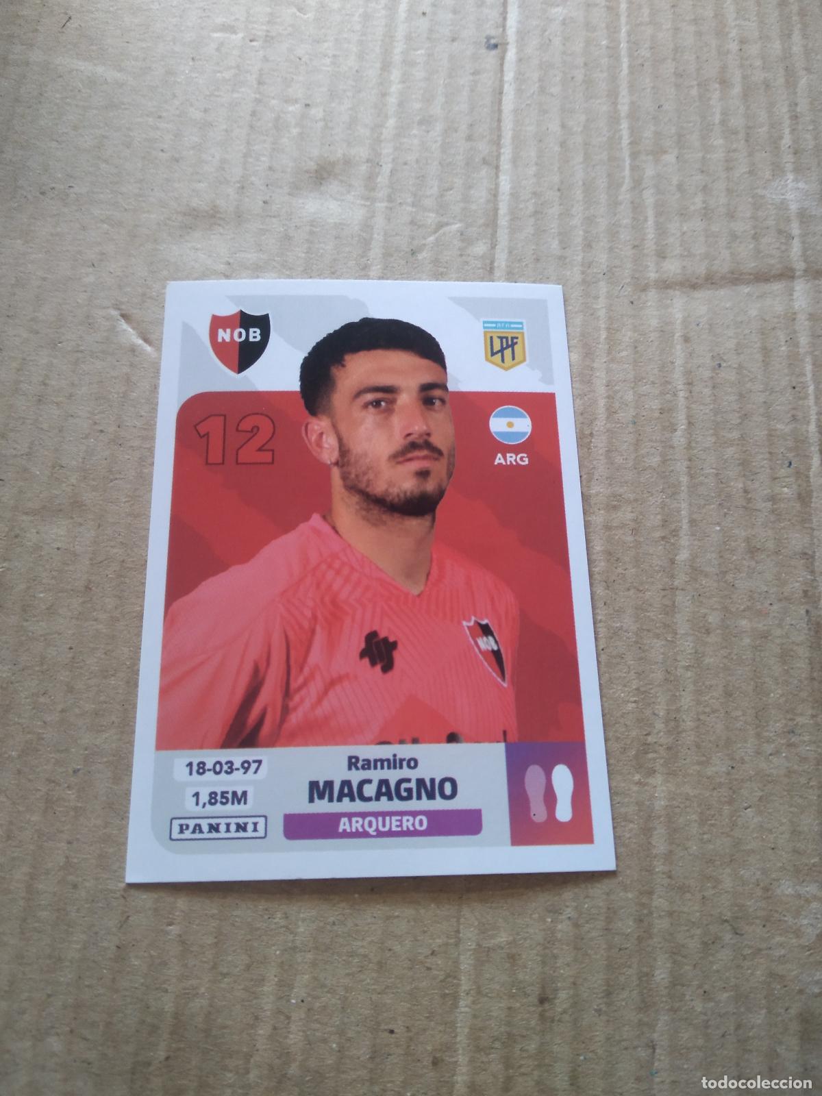 Cromos de F&uacute;tbol: NOB 2 RAMIRO MACAGNO NEWELL'S OLD BOYS CROMO FUTBOL ARGENTINO PANINI LIGA ARGENTINA 2024