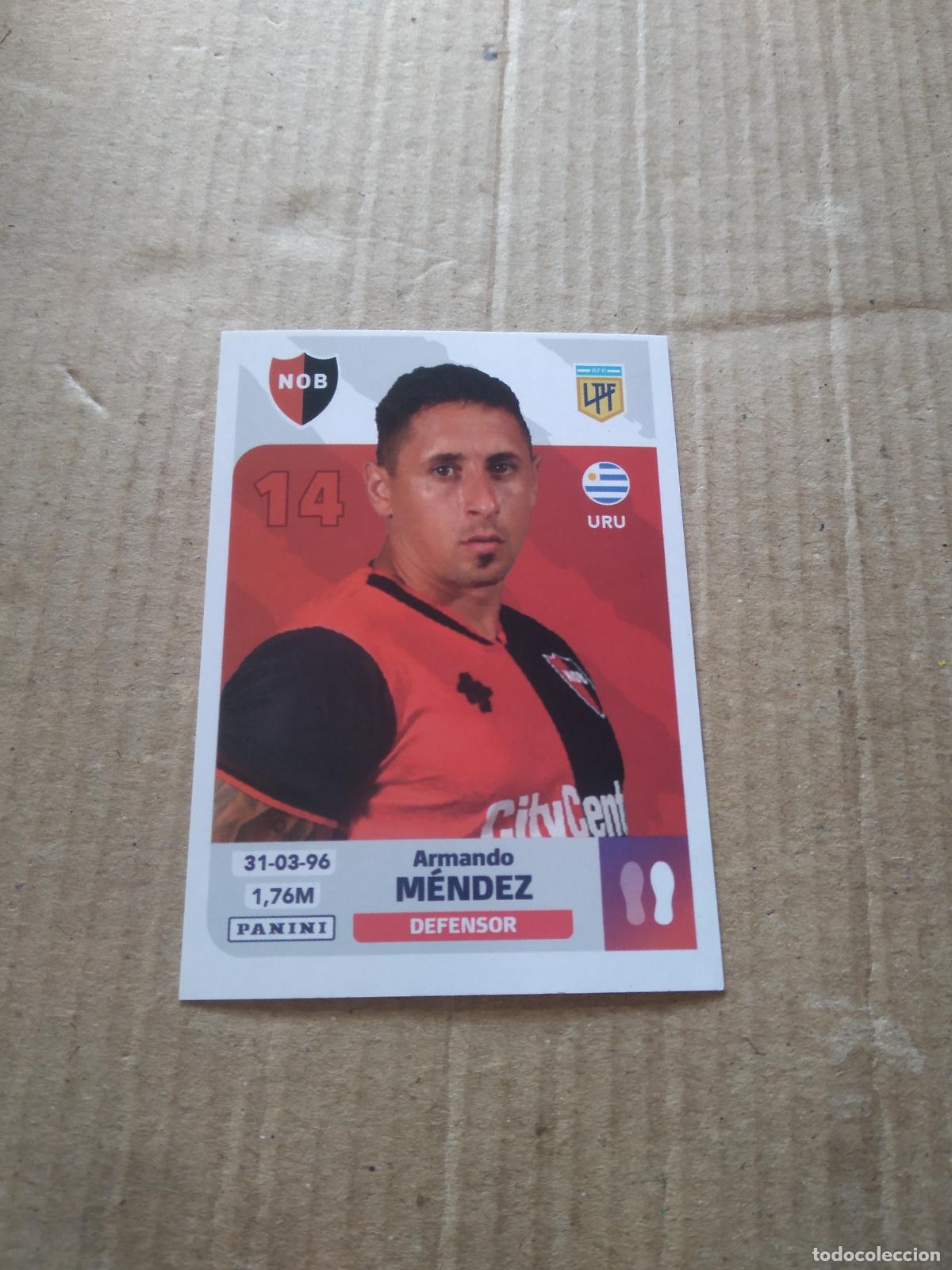 Cromos de F&uacute;tbol: NOB 5 ARMANDO MENDEZ NEWELL'S OLD BOYS CROMO FUTBOL ARGENTINO PANINI LIGA ARGENTINA 2024