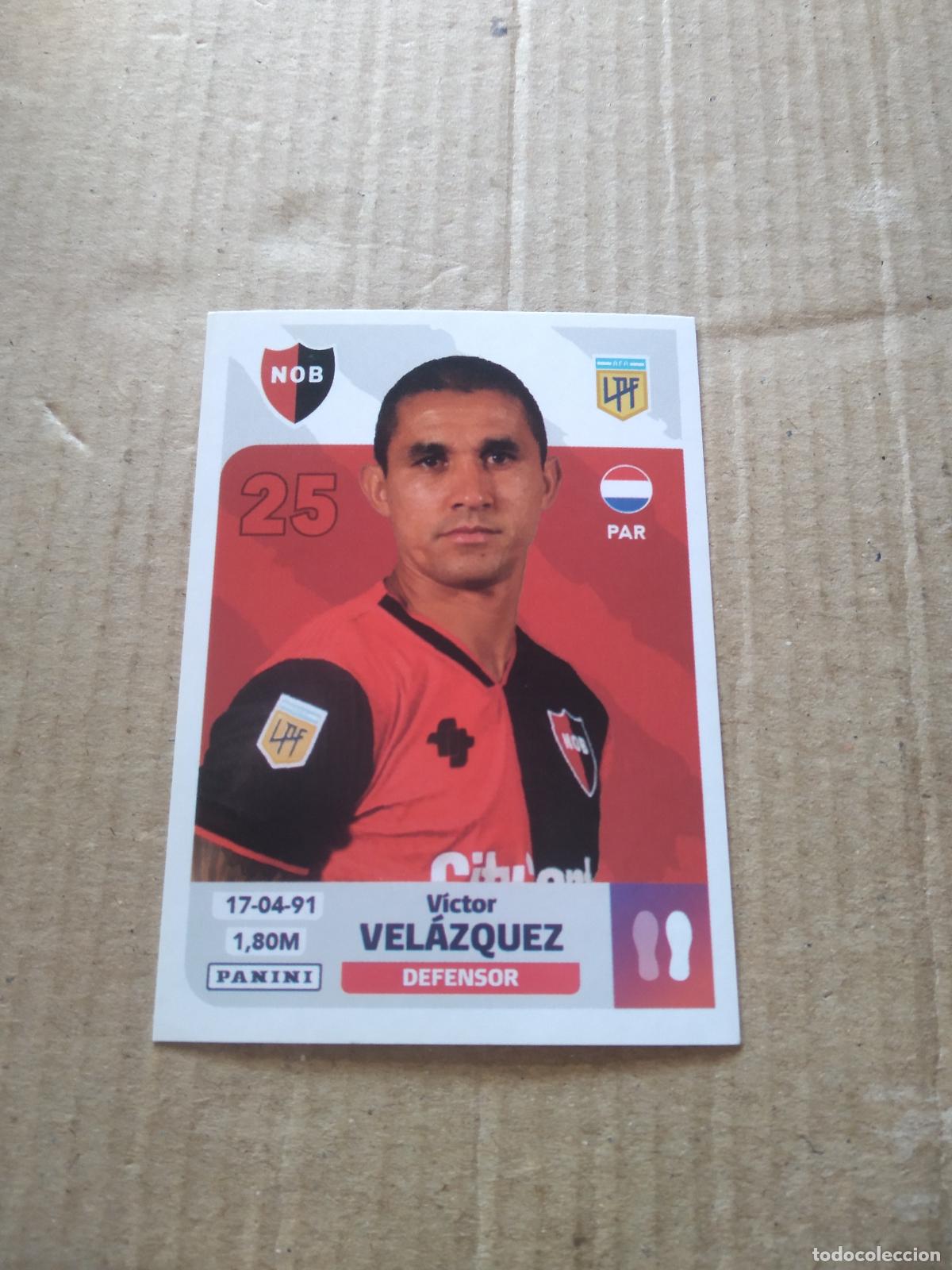 Cromos de F&uacute;tbol: NOB 6 VICTOR VELAZQUEZ NEWELL'S OLD BOYS CROMO FUTBOL ARGENTINO PANINI LIGA ARGENTINA 2024