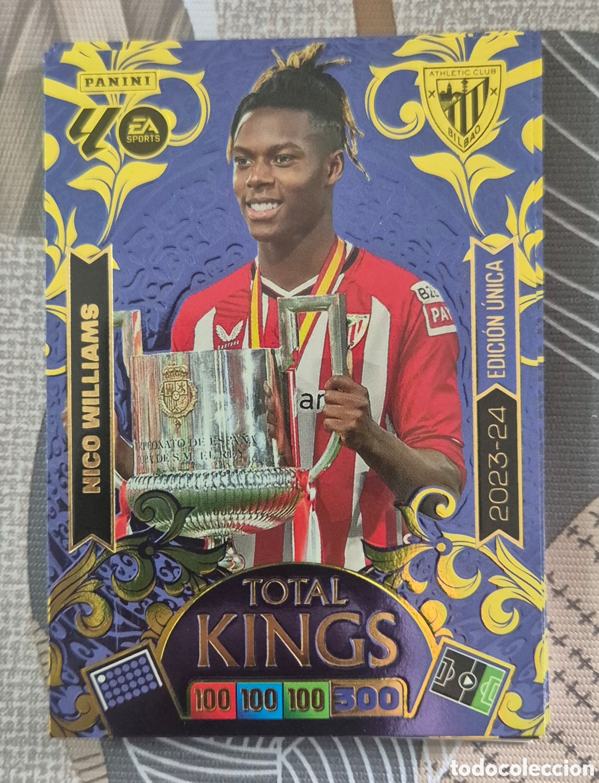 Cromos de F&uacute;tbol: Nico Williams Bilbao total kings dream box adrenalyn 2026