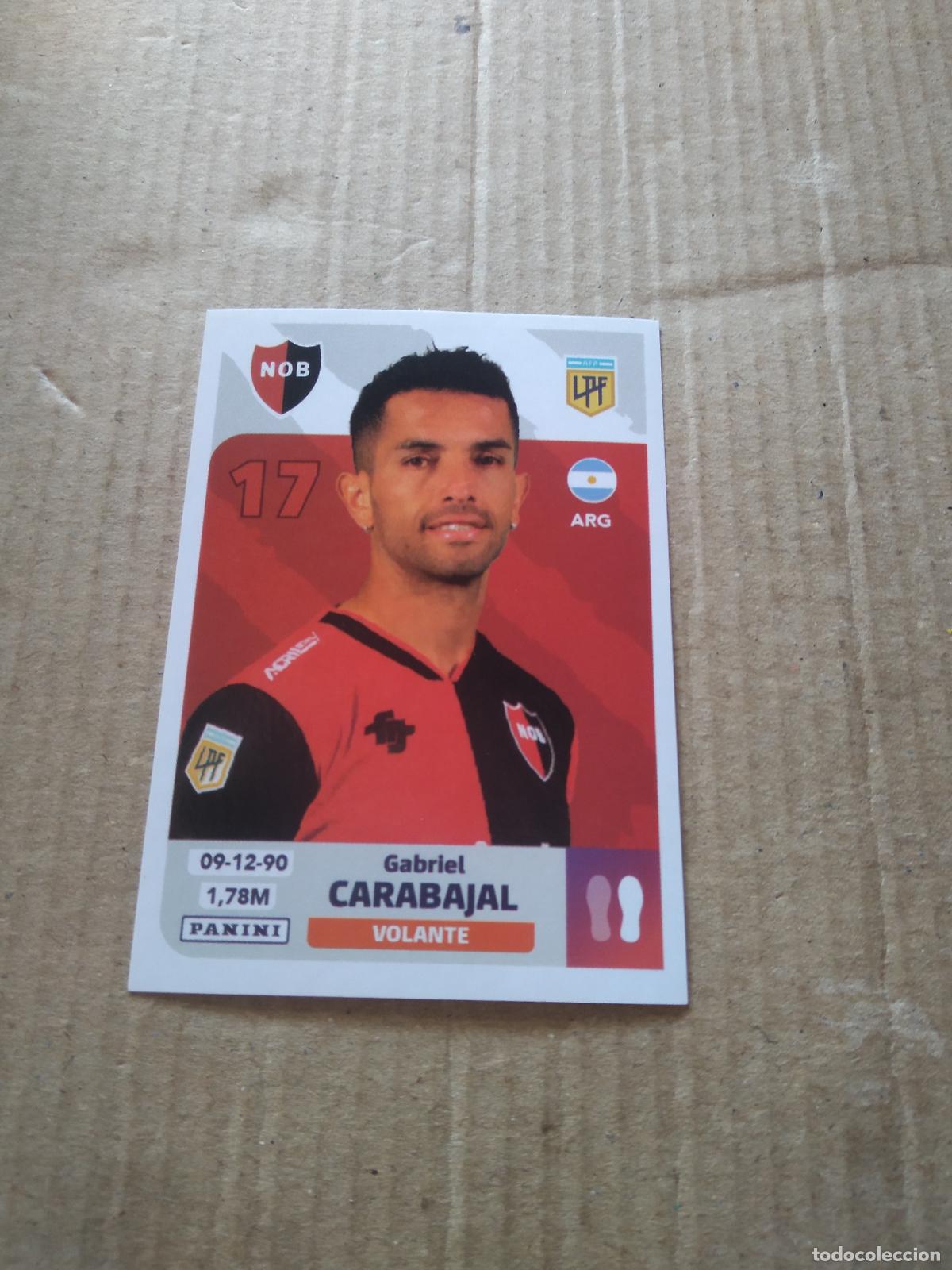 Cromos de F&uacute;tbol: NOB 10 GABRIEL CARABAJAL NEWELL'S OLD BOYS CROMO FUTBOL ARGENTINO PANINI LIGA ARGENTINA 2024