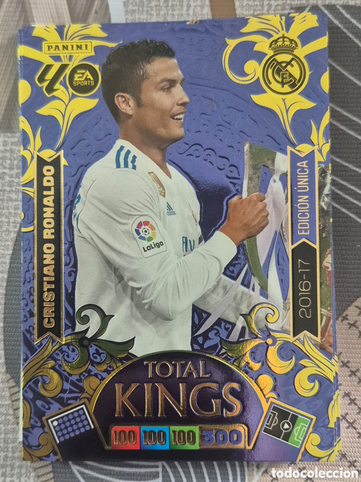 Cromos de F&uacute;tbol: Cristiano ronaldo madrid total kings dream box adrenalyn 2026