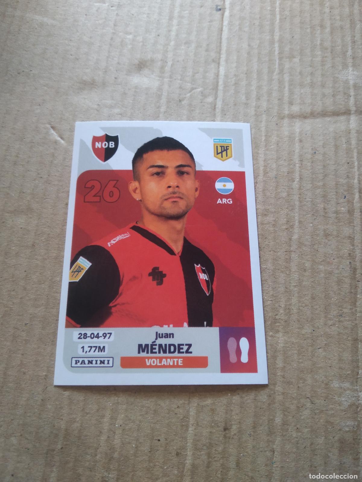 Cromos de F&uacute;tbol: NOB 12 JUAN MENDEZ NEWELL'S OLD BOYS CROMO FUTBOL ARGENTINO PANINI LIGA ARGENTINA 2024