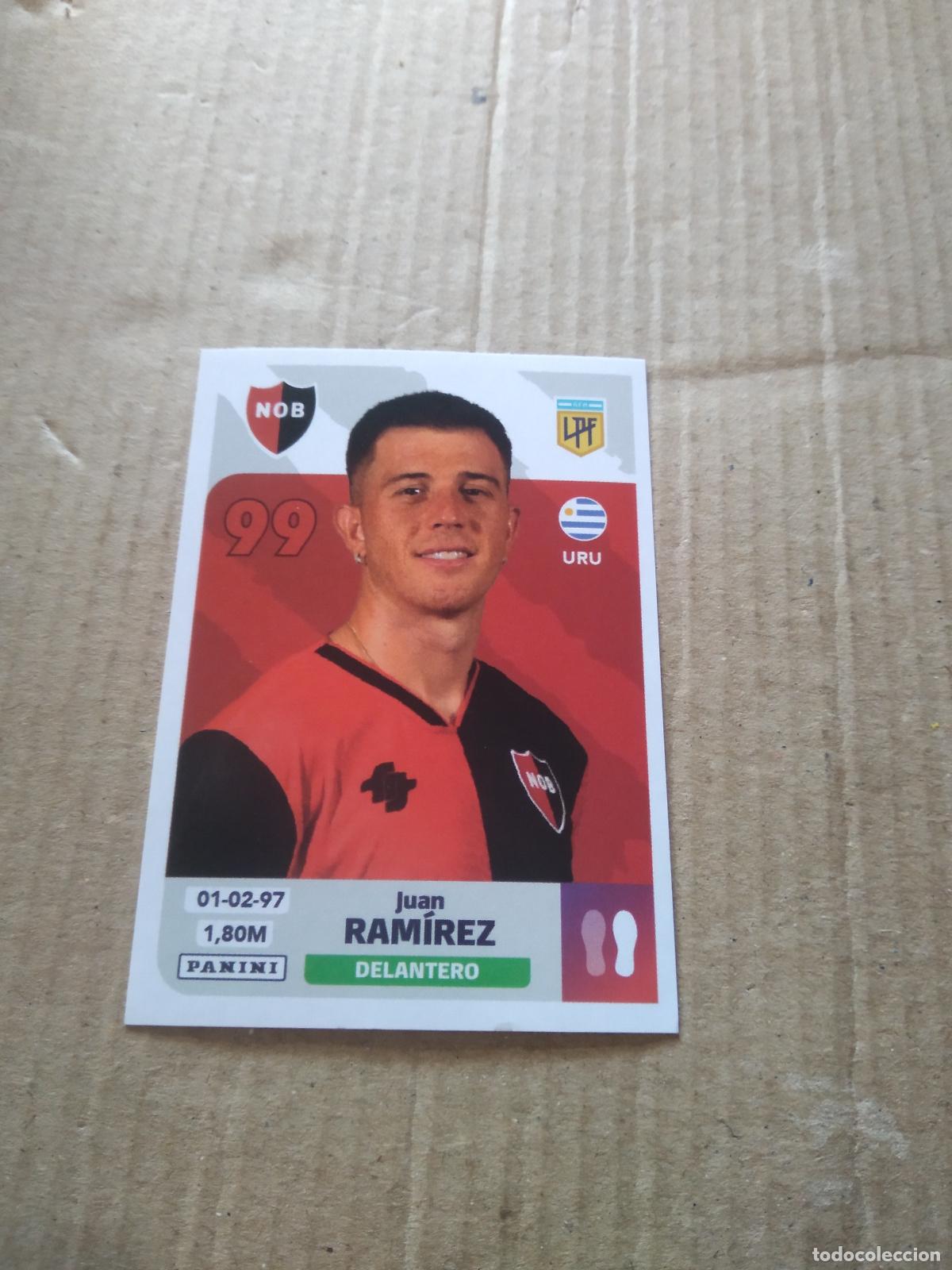 Cromos de F&uacute;tbol: NOB 14 JUAN RAMIREZ NEWELL'S OLD BOYS CROMO FUTBOL ARGENTINO PANINI LIGA ARGENTINA 2024