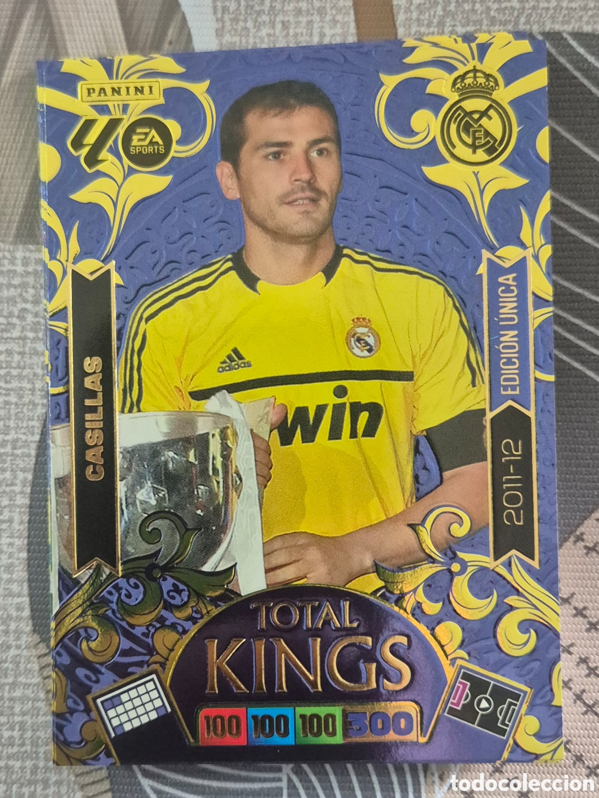 Cromos de F&uacute;tbol: Casillas madrid total kings dream box adrenalyn 2026