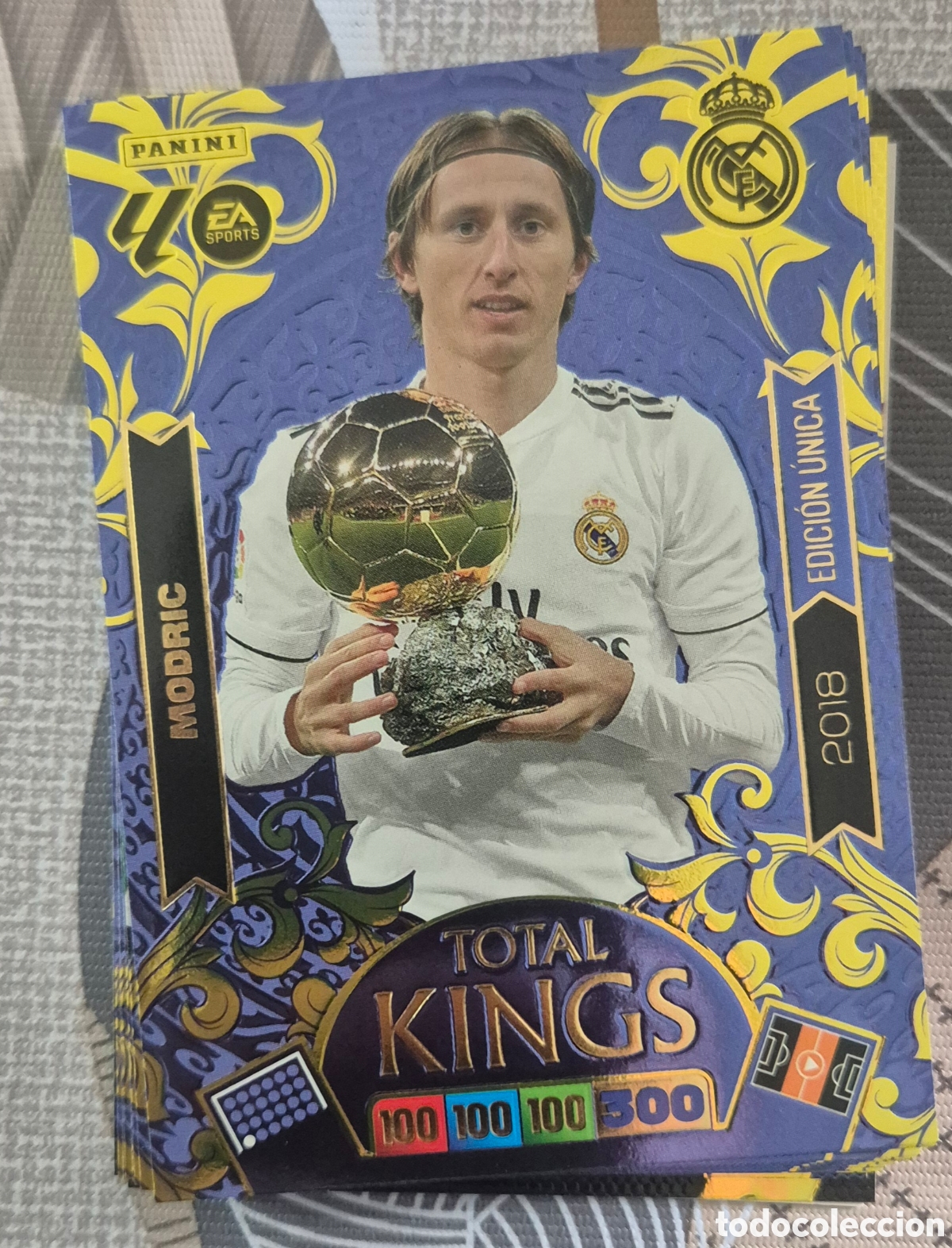 Cromos de F&uacute;tbol: Modric Madrid total kings dream box adrenalyn 2026