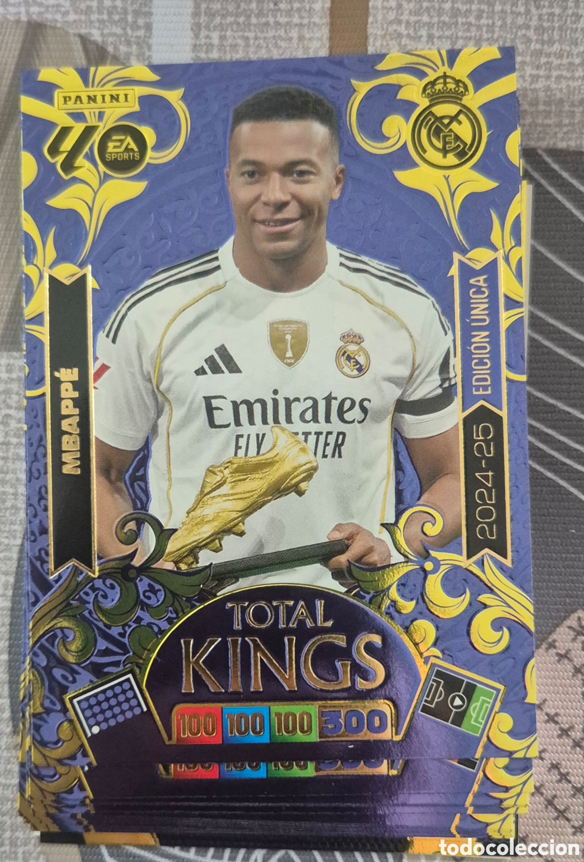 Cromos de F&uacute;tbol: Mbappe madrid total kings dream box adrenalyn 2026