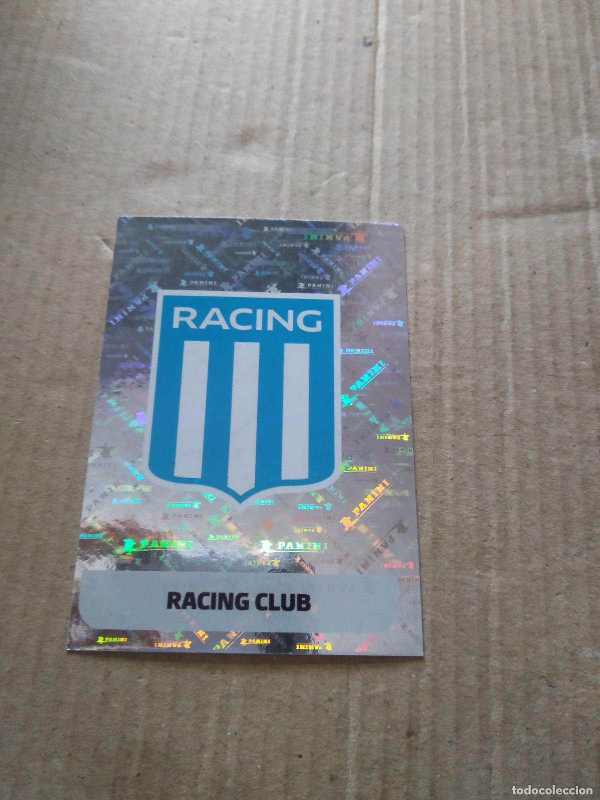 Cromos de F&uacute;tbol: RAC 1 ESCUDO RACING CROMO FUTBOL ARGENTINO PANINI LIGA ARGENTINA 2024