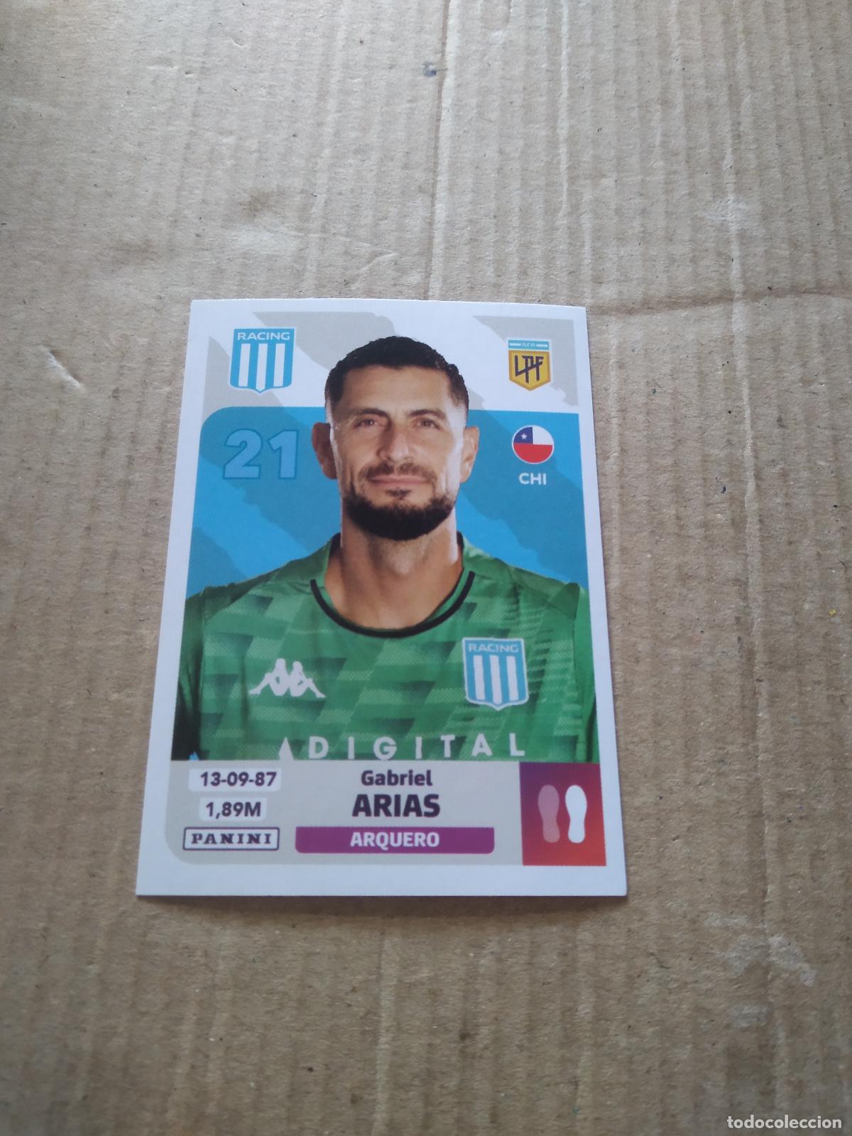 Cromos de F&uacute;tbol: RAC 2 GABRIEL ARIAS RACING CROMO FUTBOL ARGENTINO PANINI LIGA ARGENTINA 2024