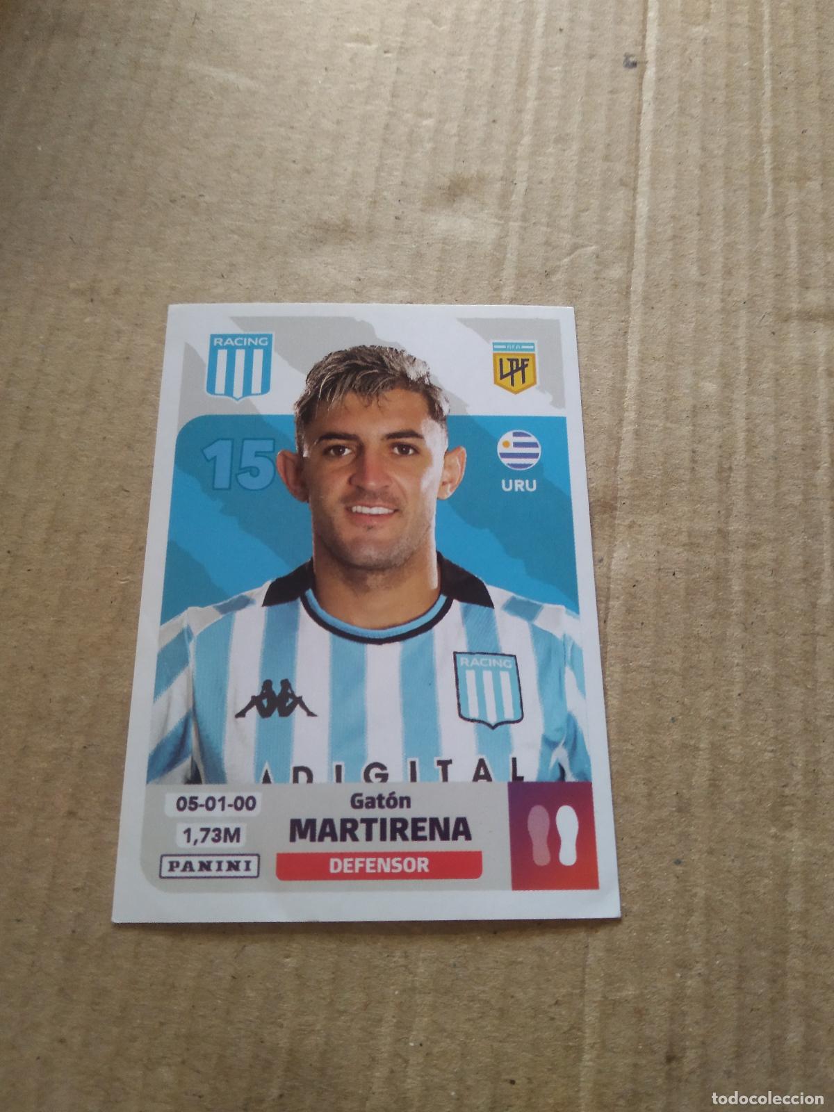 Cromos de F&uacute;tbol: RAC 3 GATON MARTIRENA RACING CROMO FUTBOL ARGENTINO PANINI LIGA ARGENTINA 2024