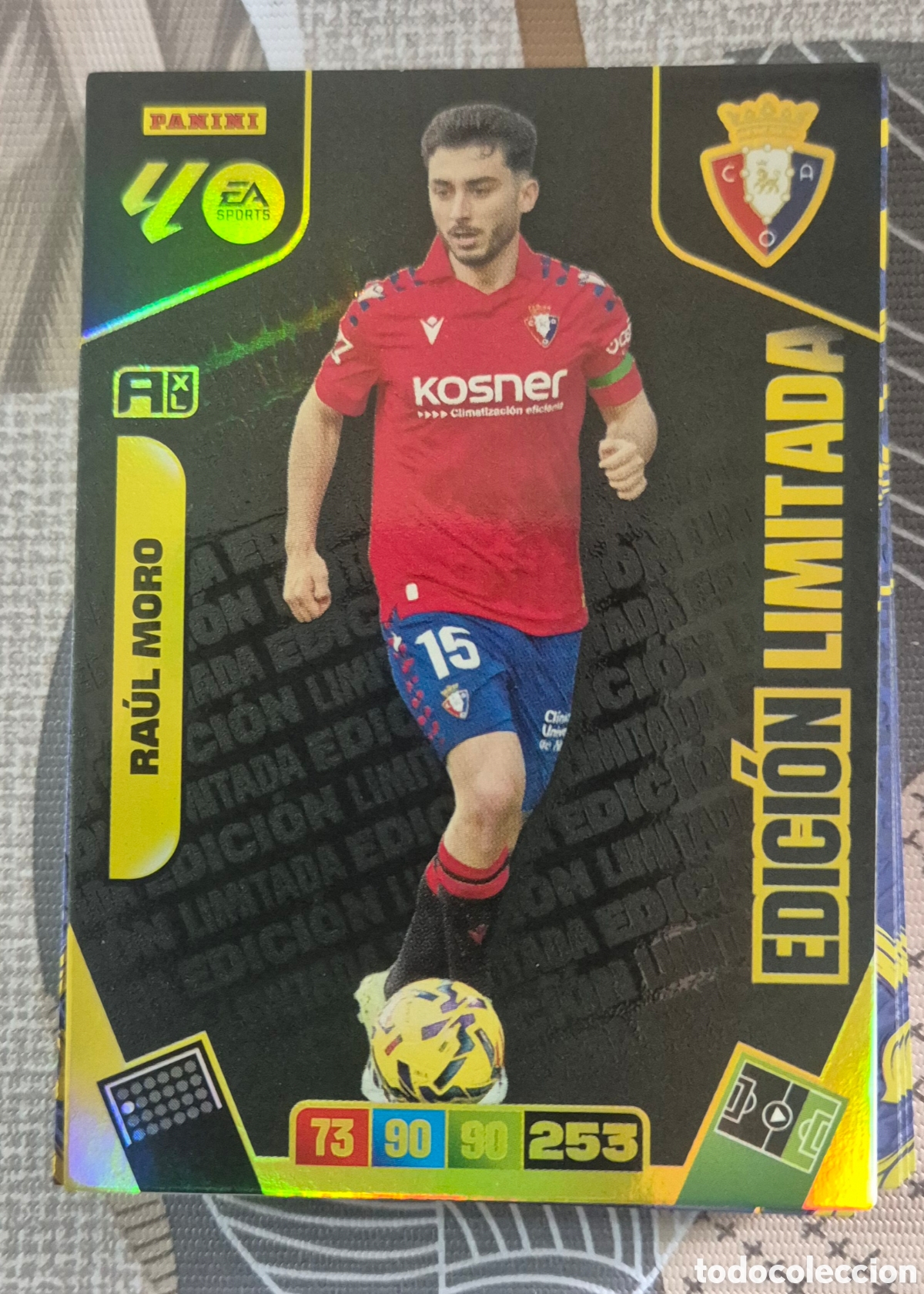 Cromos de F&uacute;tbol: Raul moro osasuna edici&oacute;n limitada adrenalyn 2026