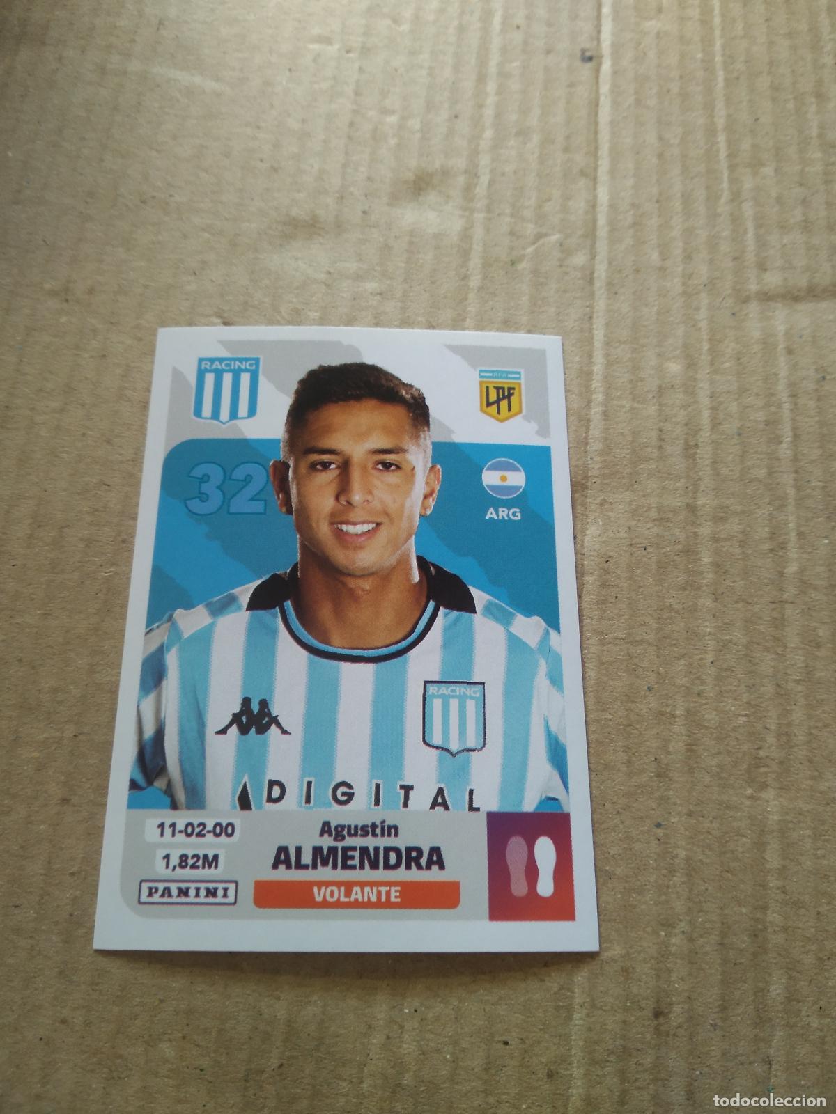 Cromos de F&uacute;tbol: RAC 8 AGUSTIN ALMENDRA RACING CROMO FUTBOL ARGENTINO PANINI LIGA ARGENTINA 2024
