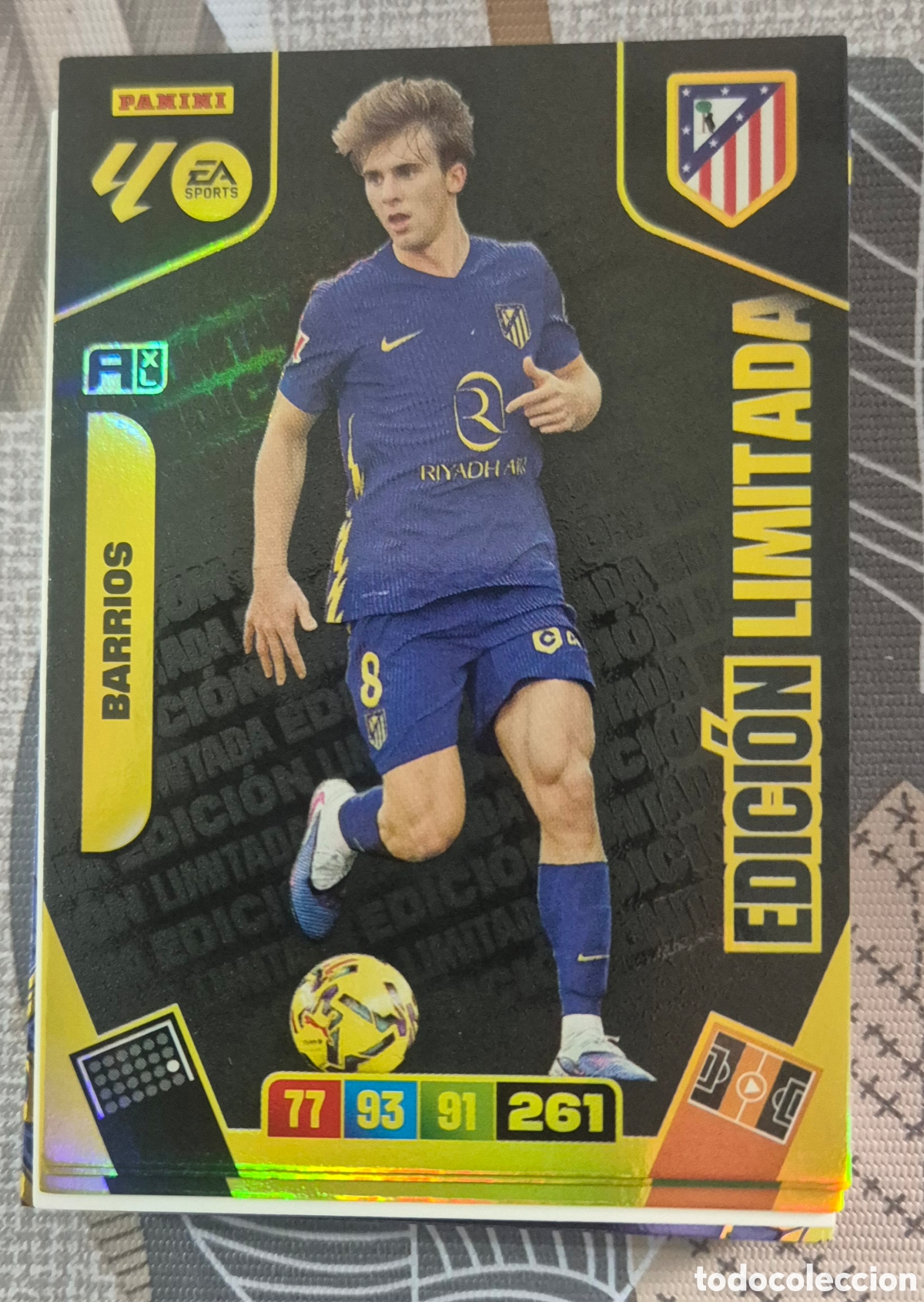 Cromos de F&uacute;tbol: Barrios atletico de madrid edicion limitada adrenalyn 2026