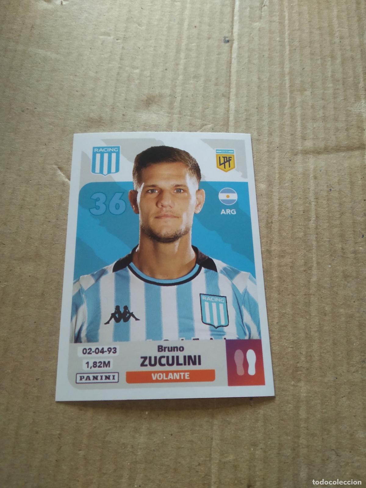 Cromos de F&uacute;tbol: RAC 11 BRUNO ZUCULINI RACING CROMO FUTBOL ARGENTINO PANINI LIGA ARGENTINA 2024