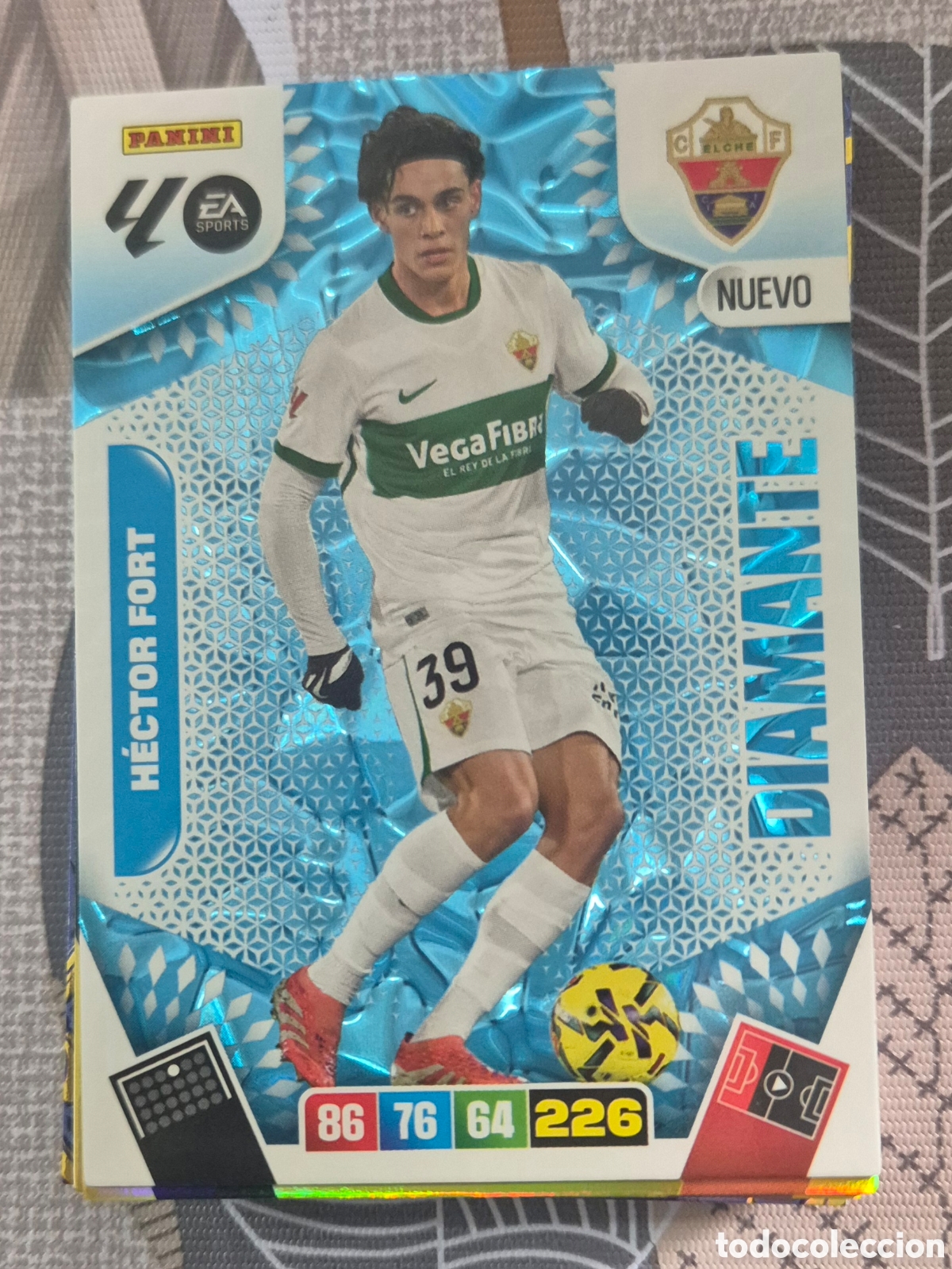 Cromos de F&uacute;tbol: Hector Fort elche diamante adrenalyn 2026