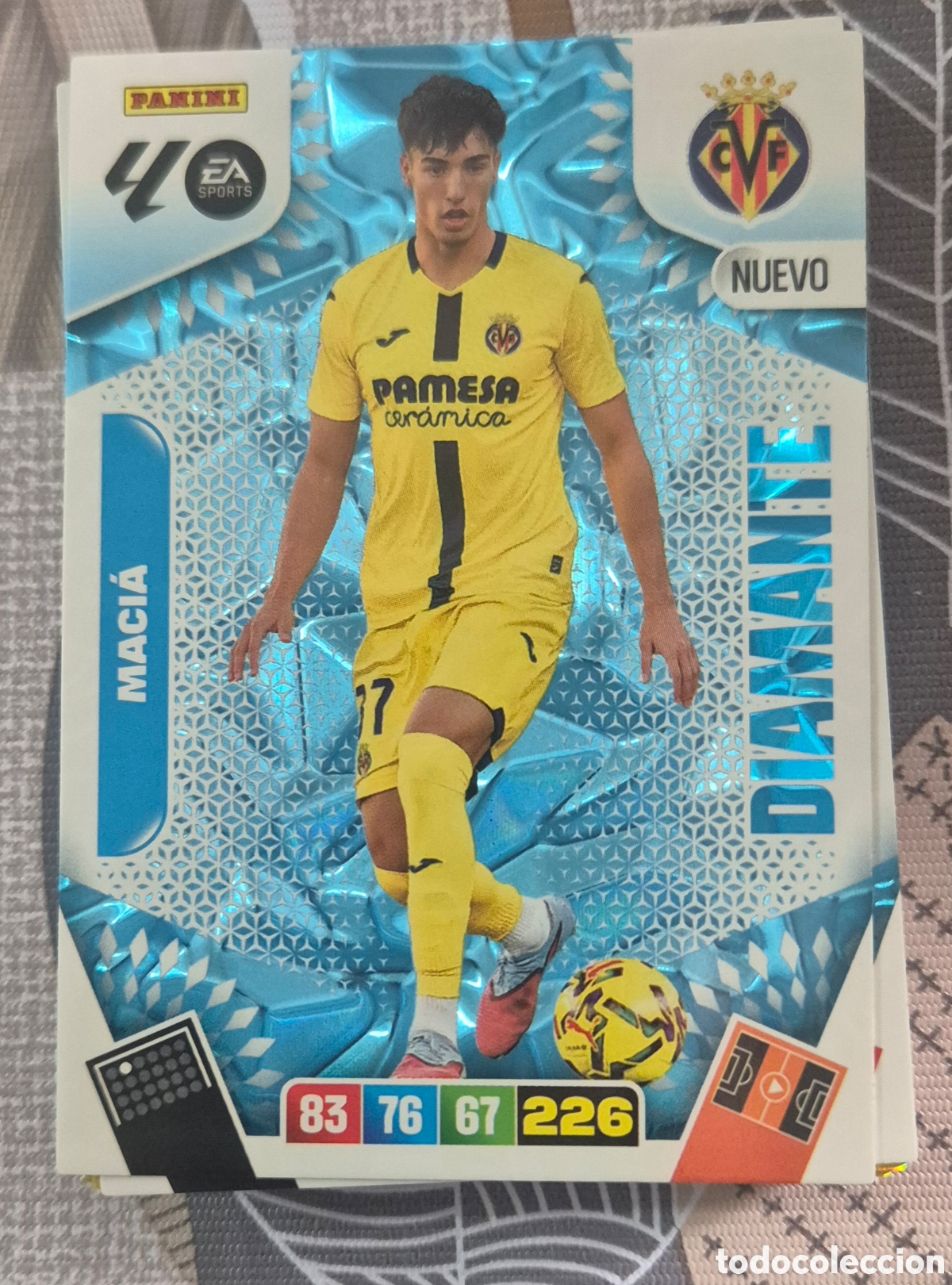 Cromos de F&uacute;tbol: Macia villareal diamante adrenalyn 2026