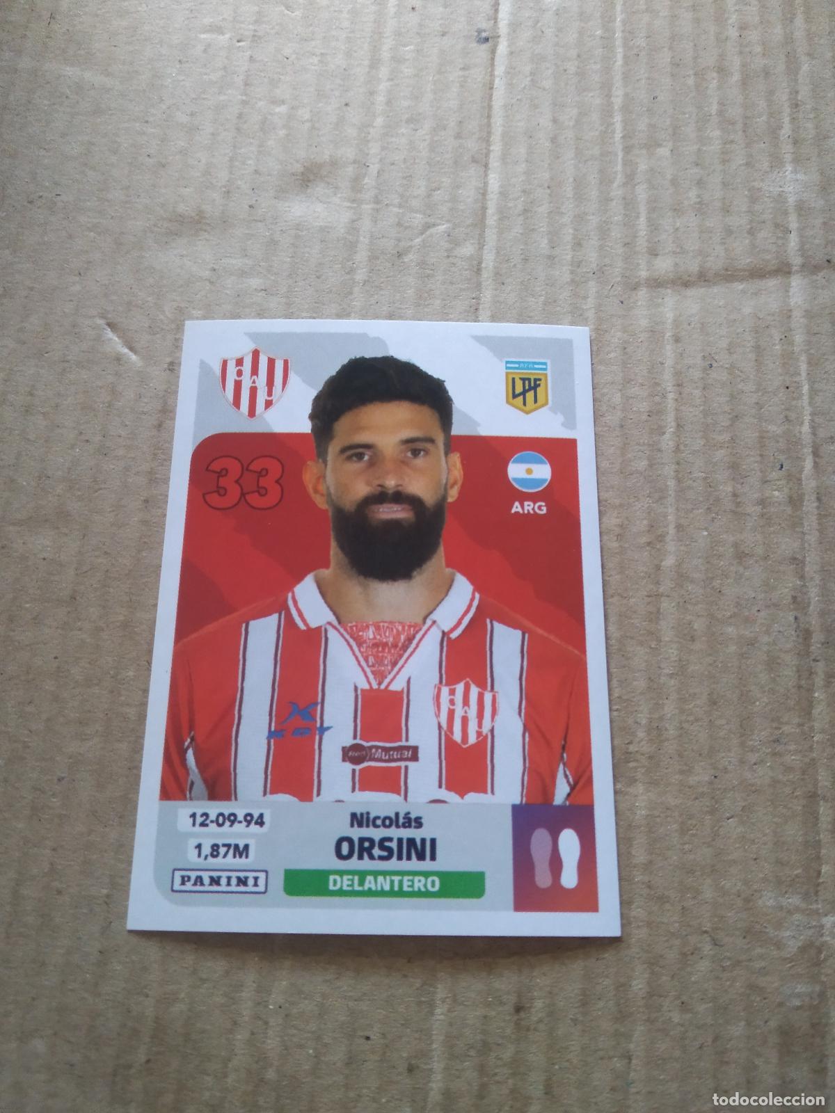 Cromos de F&uacute;tbol: UNI 16 NICOLAS ORSINI CROMO FUTBOL ARGENTINO PANINI LIGA ARGENTINA 2024