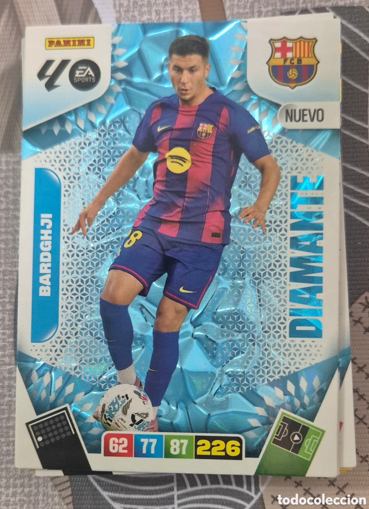 Cromos de F&uacute;tbol: Bardghi barcelona diamante adrenalyn 2026