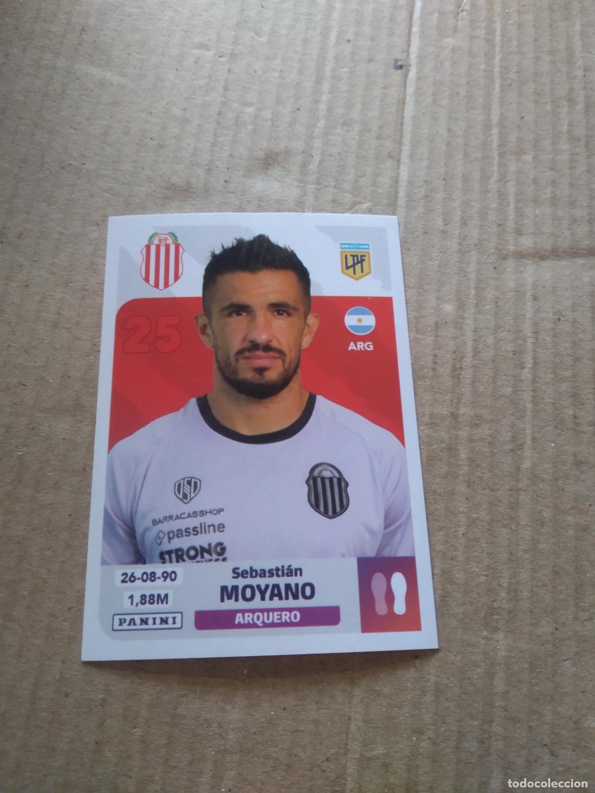 Cromos de F&uacute;tbol: BAR 2 SEBASTIAN MOYANO BARRACAS CENTRAL CROMO FUTBOL ARGENTINO PANINI LIGA ARGENTINA 2024