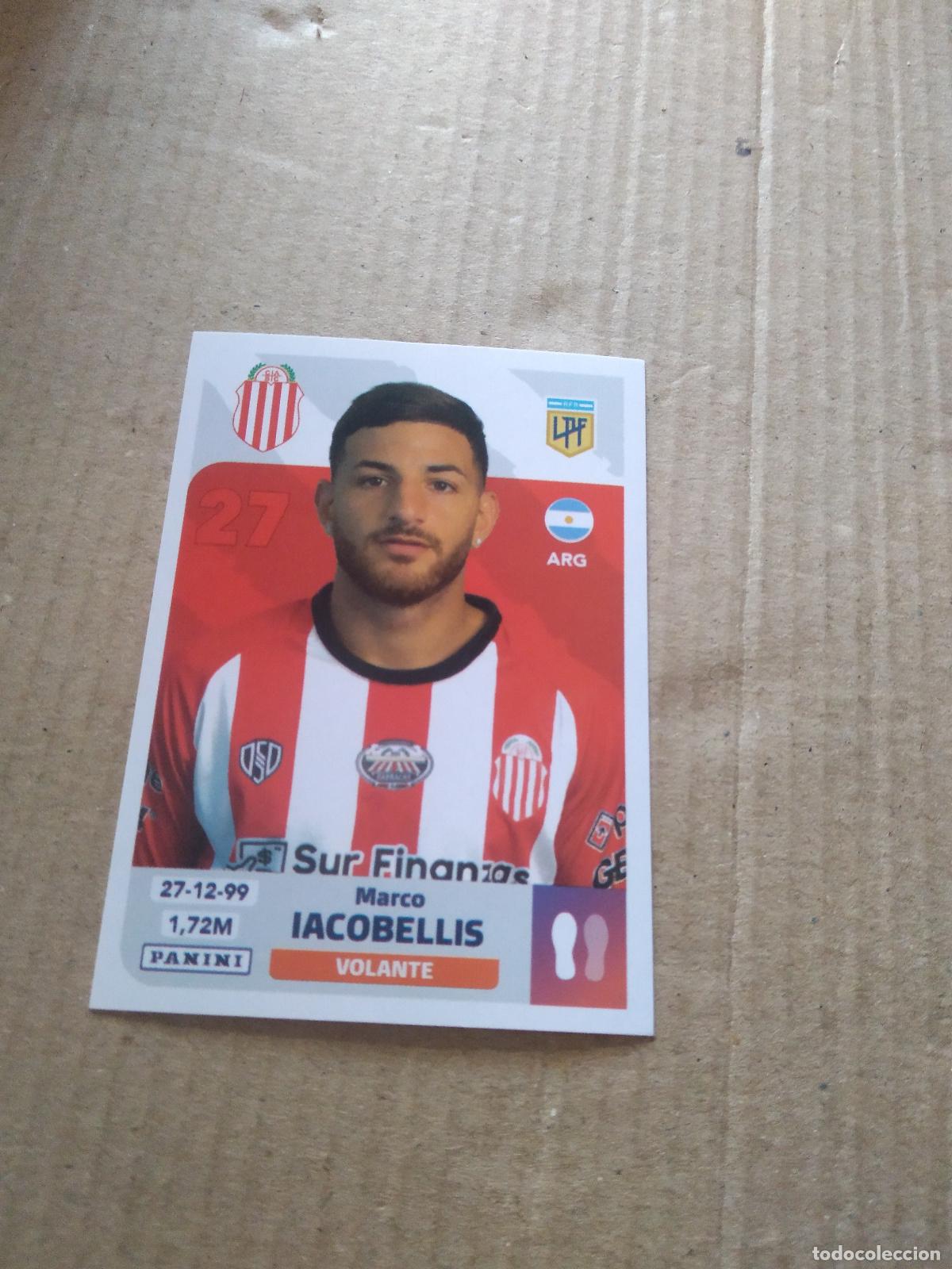 Cromos de F&uacute;tbol: BAR 10 MARCO IACOBELLIS BARRACAS CENTRAL CROMO FUTBOL ARGENTINO PANINI LIGA ARGENTINA 2024