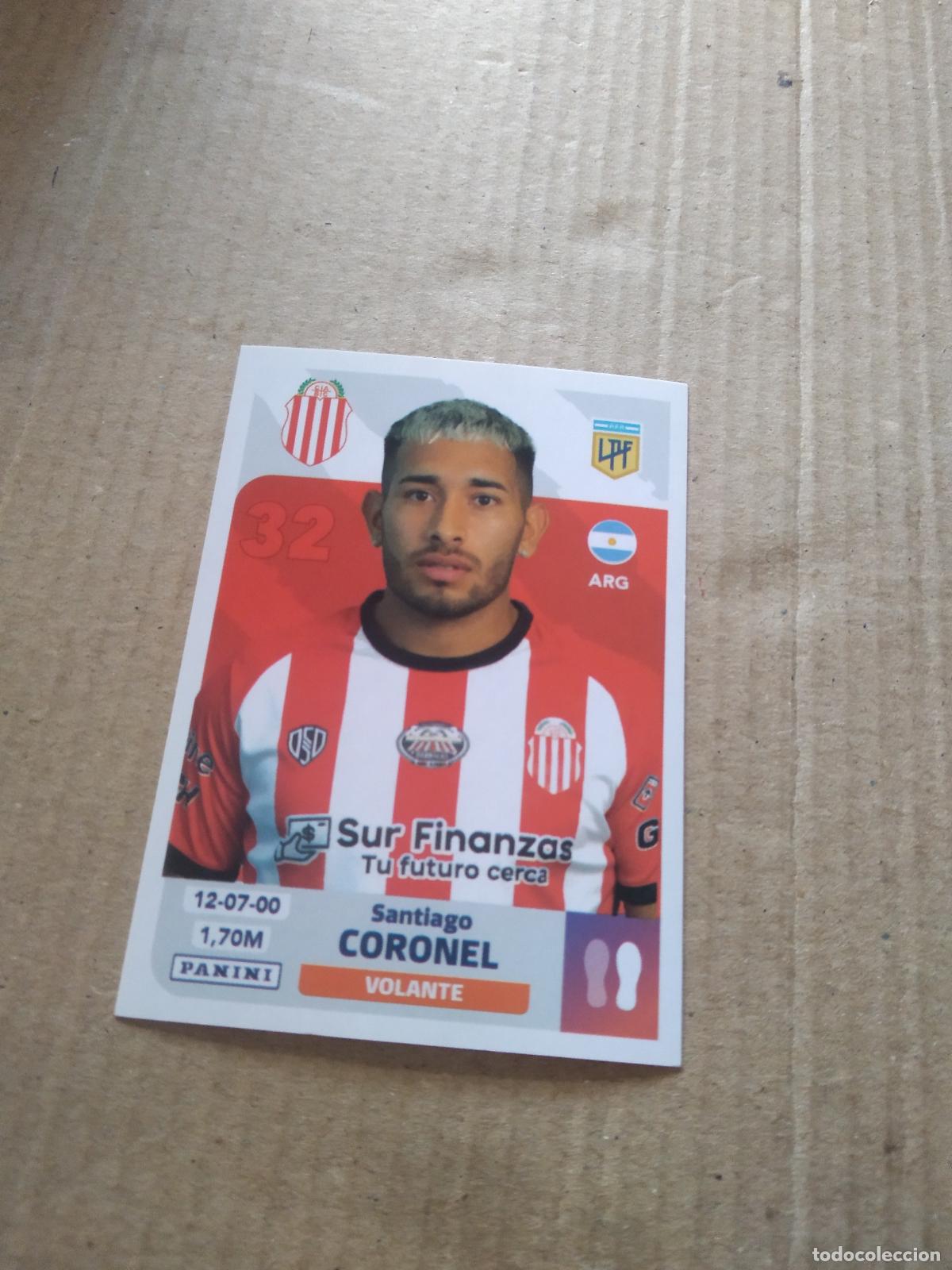 Cromos de F&uacute;tbol: BAR 11 SANTIAGO CORONEL BARRACAS CENTRAL CROMO FUTBOL ARGENTINO PANINI LIGA ARGENTINA 2024