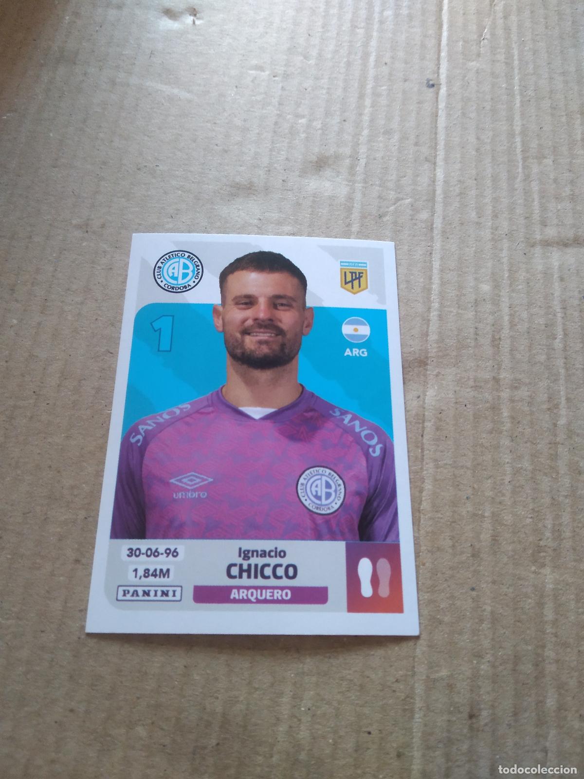 Cromos de F&uacute;tbol: BEL 2 IGNACIO CHICCO BELGRANO CROMO FUTBOL ARGENTINO PANINI LIGA ARGENTINA 2024