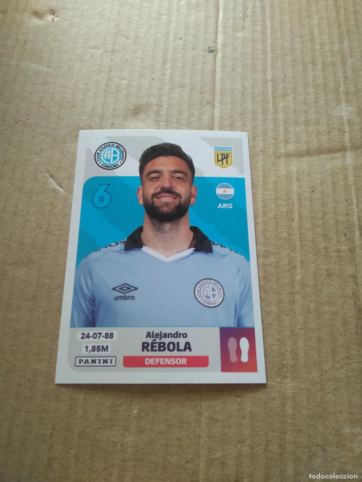 Cromos de F&uacute;tbol: BEL 4 ALEJANDRO REBOLA BELGRANO CROMO FUTBOL ARGENTINO PANINI LIGA ARGENTINA 2024