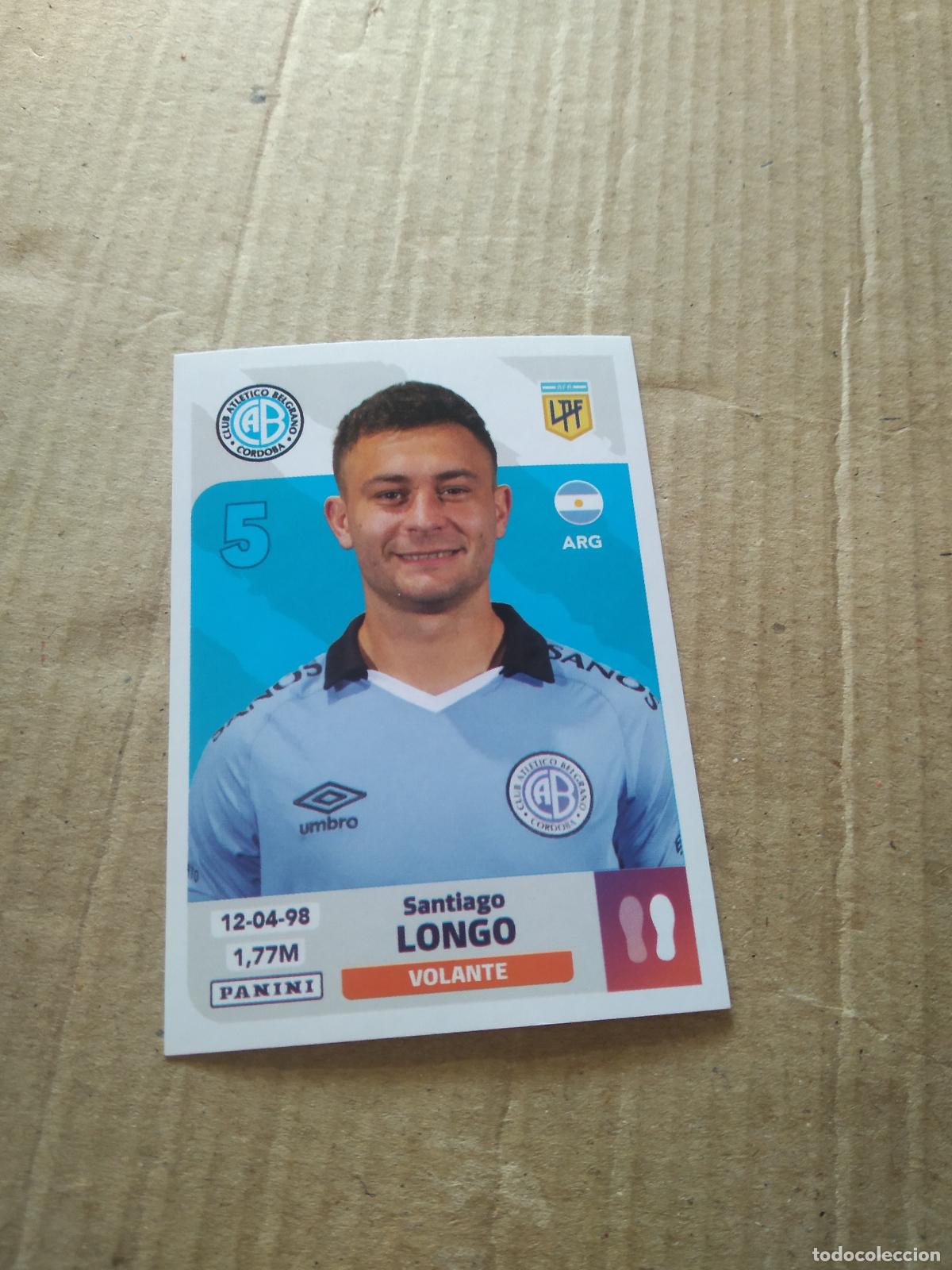 Cromos de F&uacute;tbol: BEL 10 SANTIAGO LONGO BELGRANO CROMO FUTBOL ARGENTINO PANINI LIGA ARGENTINA 2024