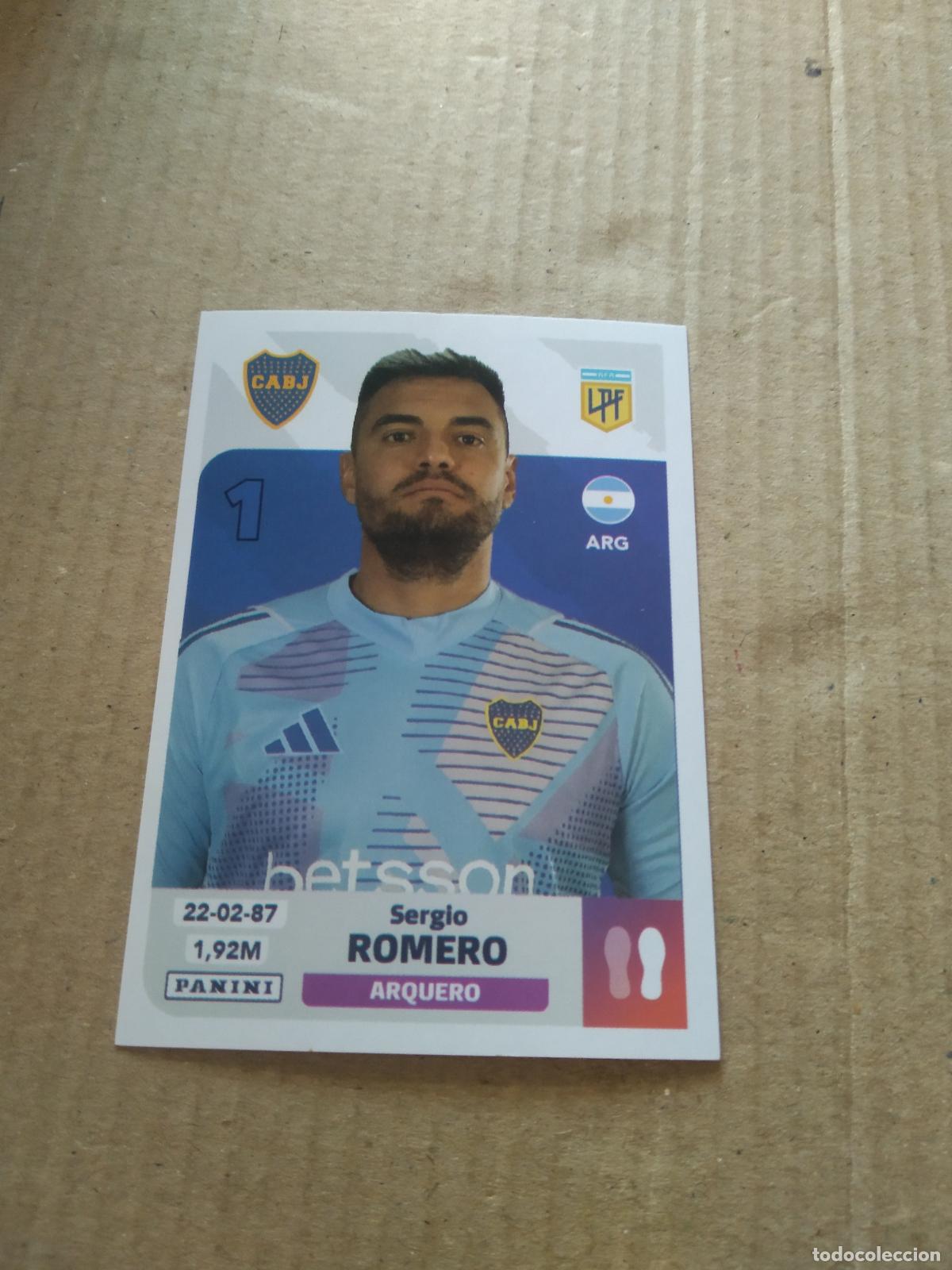 Cromos de F&uacute;tbol: BOC 2 SERGIO ROMERO BOCA JUNIORS CROMO FUTBOL ARGENTINO PANINI LIGA ARGENTINA 2024