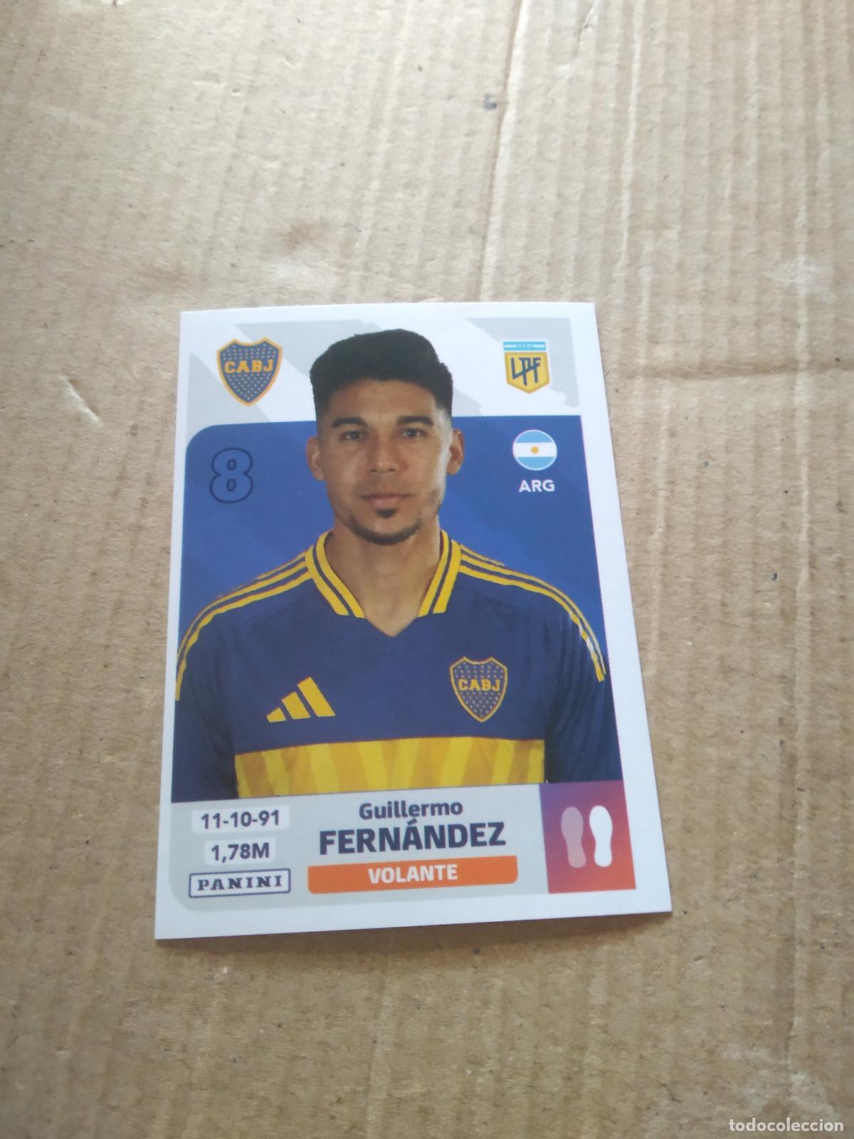 Cromos de F&uacute;tbol: BOC 11 GUILLERMO FERNANDEZ BOCA JUNIORS CROMO FUTBOL ARGENTINO PANINI LIGA ARGENTINA 2024