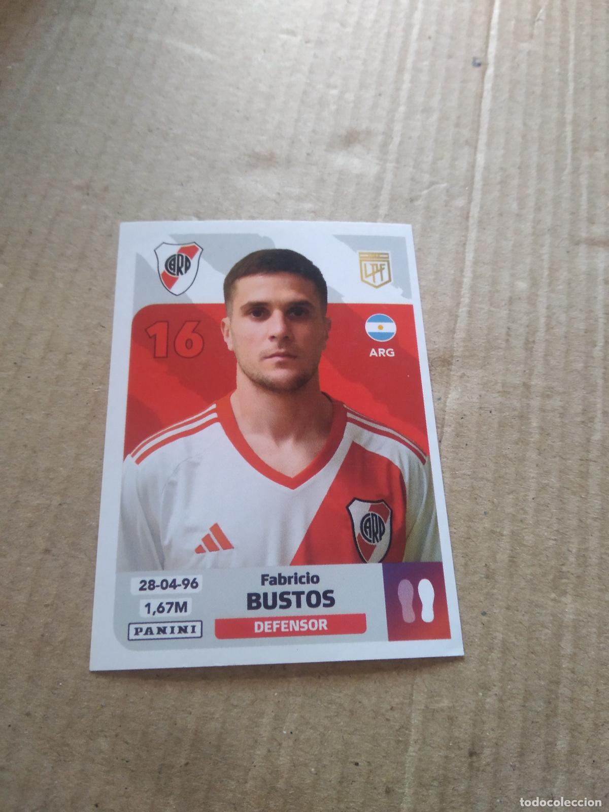 Cromos de F&uacute;tbol: RIV 5 FABRICIO BUSTOS RIVER PLATE CROMO FUTBOL ARGENTINO PANINI LIGA ARGENTINA 2024