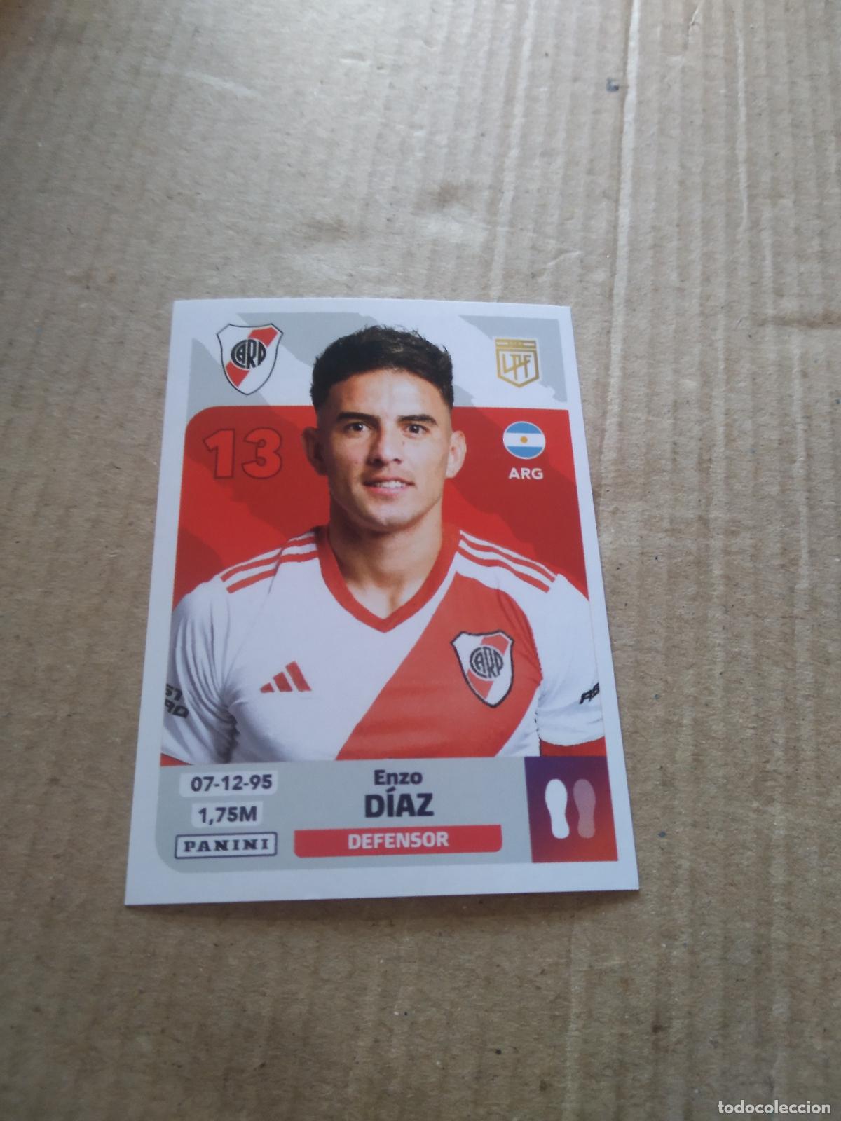 Cromos de F&uacute;tbol: RIV 6 ENZO DIAZ RIVER PLATE CROMO FUTBOL ARGENTINO PANINI LIGA ARGENTINA 2024