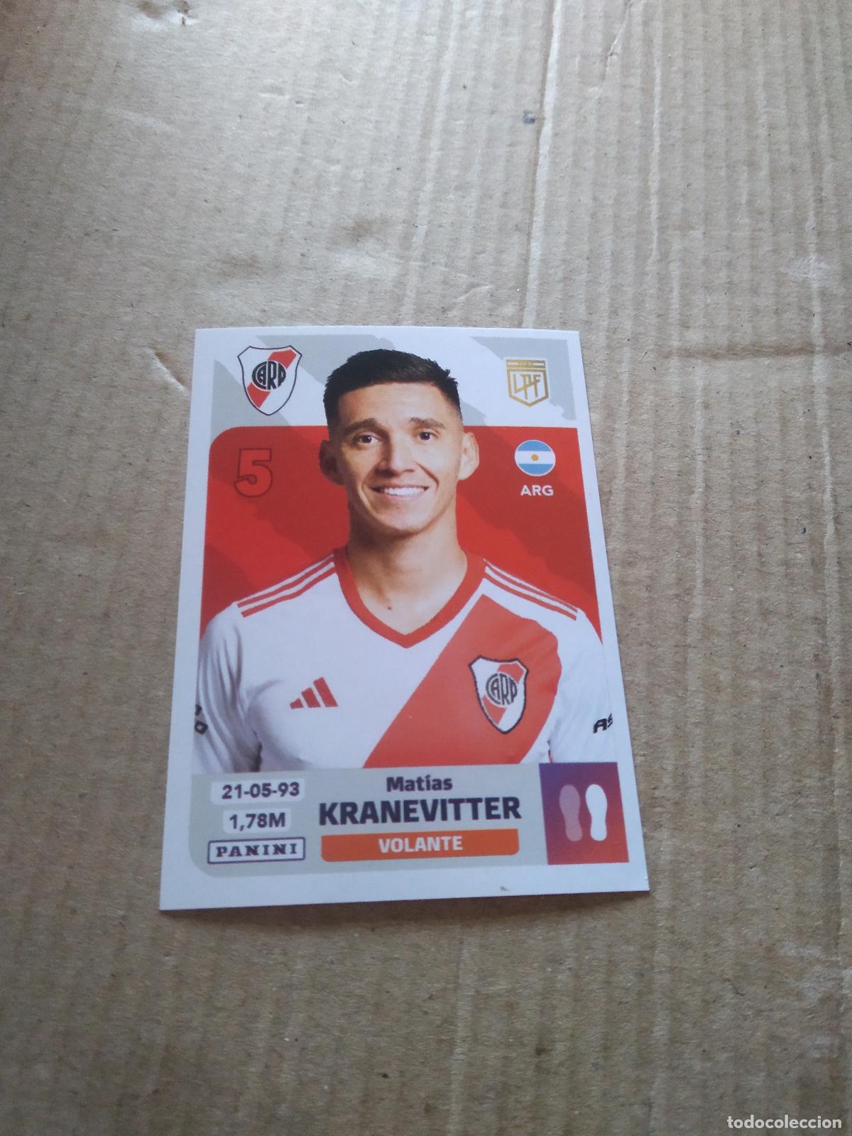 Cromos de F&uacute;tbol: RIV 8 MATIAS KRANEVITTER RIVER PLATE CROMO FUTBOL ARGENTINO PANINI LIGA ARGENTINA 2024
