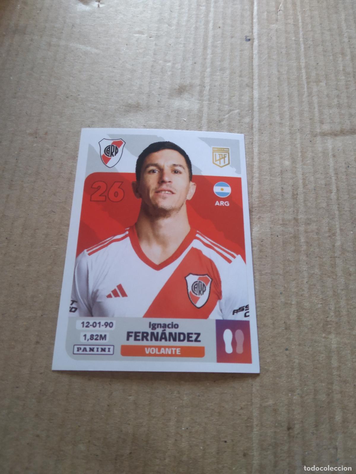 Cromos de F&uacute;tbol: RIV 9 IGNACIO FERNANDEZ RIVER PLATE CROMO FUTBOL ARGENTINO PANINI LIGA ARGENTINA 2024