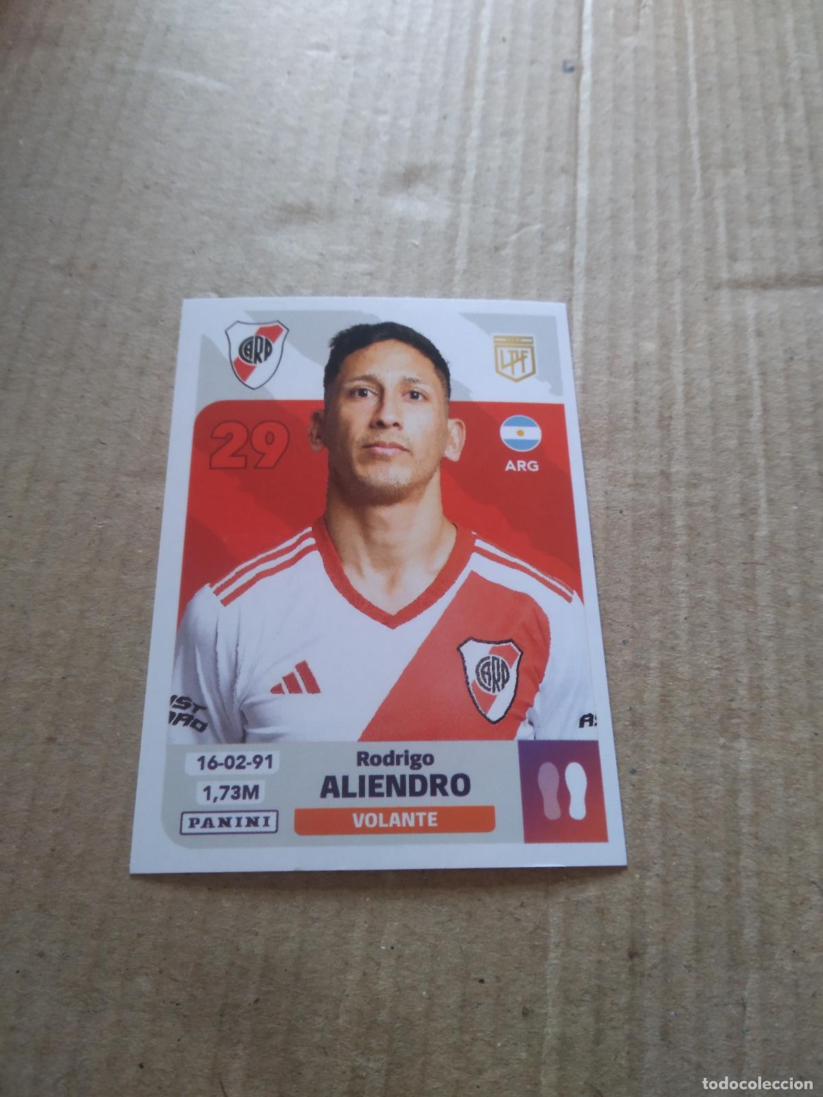 Cromos de F&uacute;tbol: RIV 11 RODRIGO ALIENDRO RIVER PLATE CROMO FUTBOL ARGENTINO PANINI LIGA ARGENTINA 2024