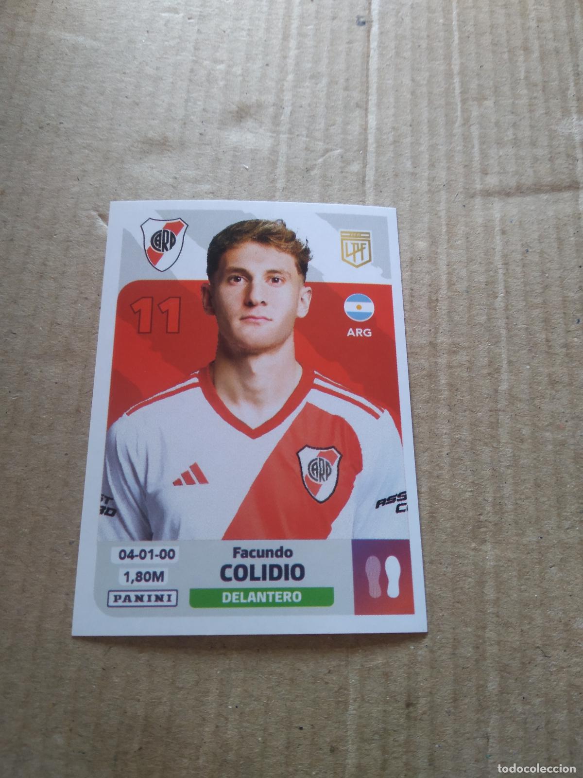 Cromos de F&uacute;tbol: RIV 16 FACUNDO COLIDIO RIVER PLATE CROMO FUTBOL ARGENTINO PANINI LIGA ARGENTINA 2024