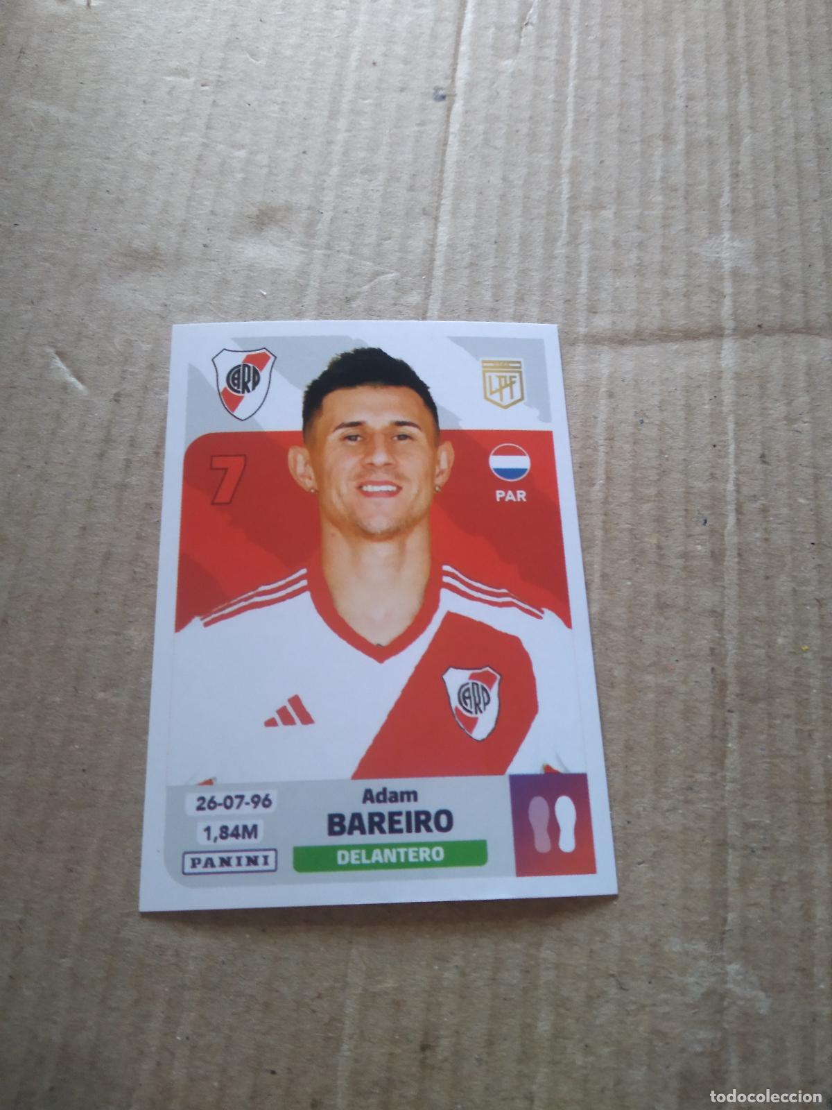 Cromos de F&uacute;tbol: RIV 17 ADAM BAREIRO RIVER PLATE CROMO FUTBOL ARGENTINO PANINI LIGA ARGENTINA 2024