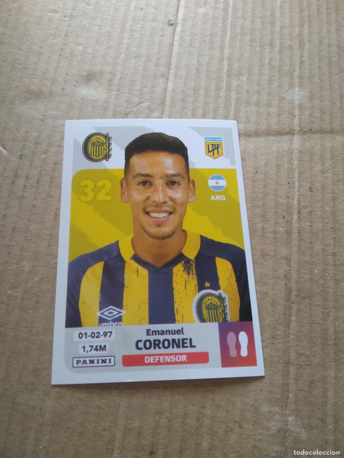 Cromos de F&uacute;tbol: CEN 4 EMANUEL CORONEL ROSARIO CENTRAL CROMO FUTBOL ARGENTINO PANINI LIGA ARGENTINA 2024