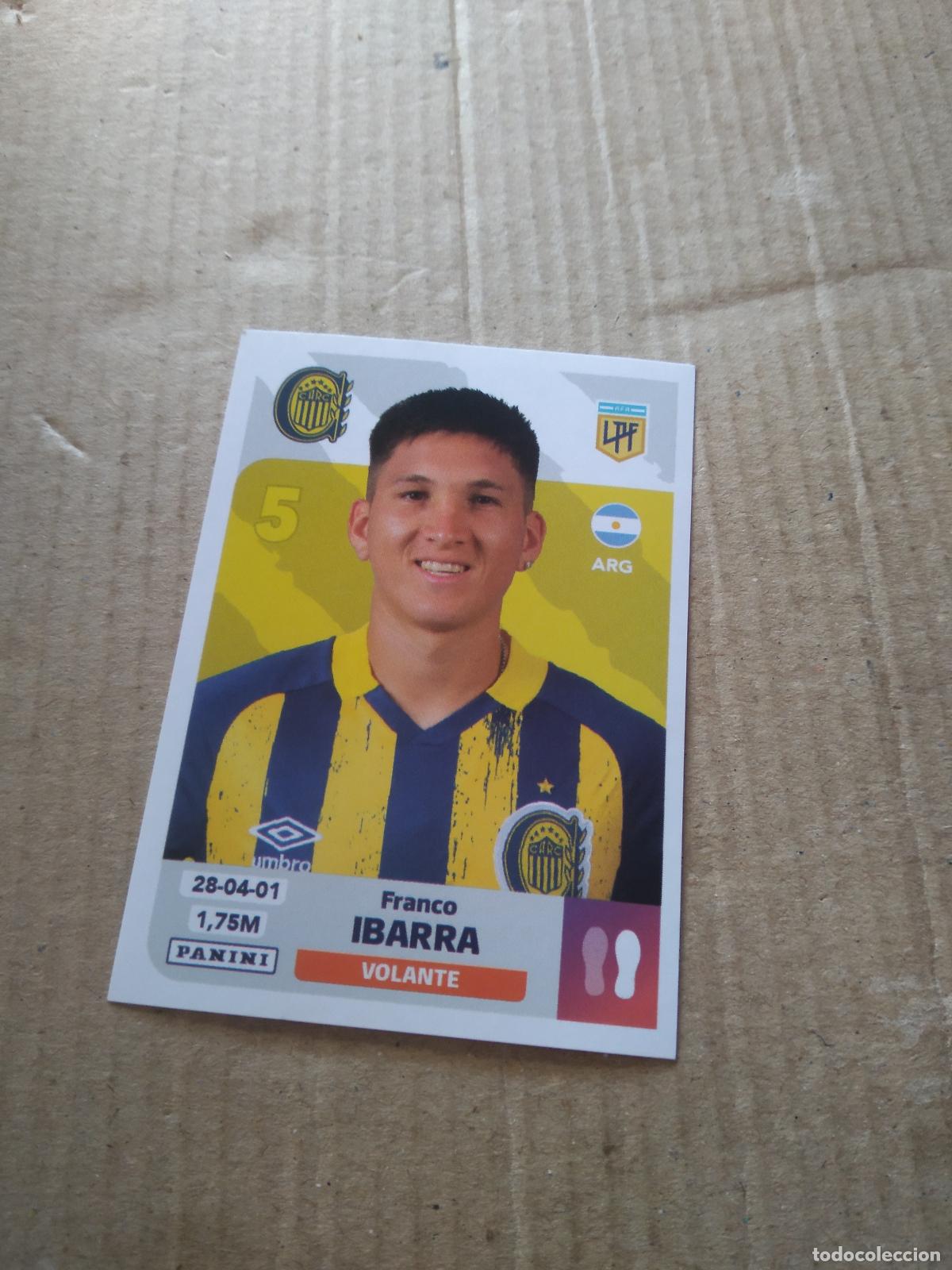 Cromos de F&uacute;tbol: CEN 10 FRANCO IBARRA ROSARIO CENTRAL CROMO FUTBOL ARGENTINO PANINI LIGA ARGENTINA 2024
