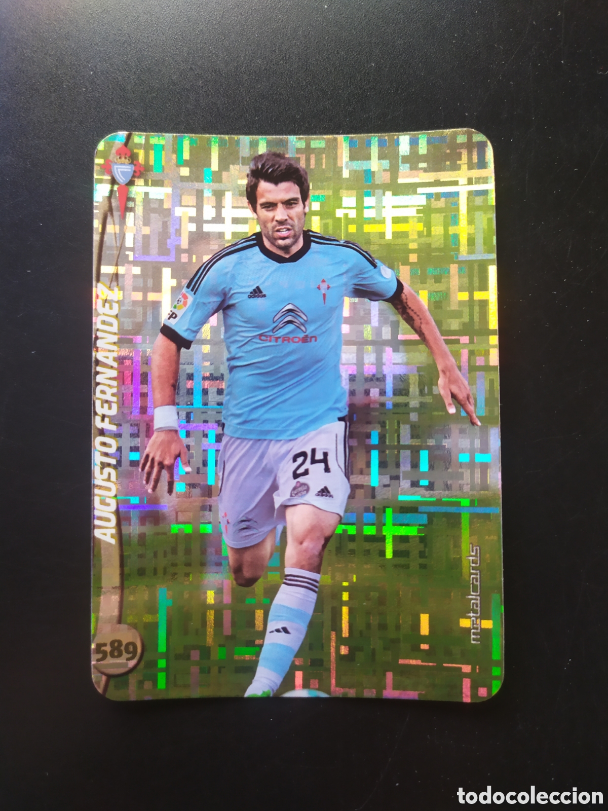 Cromos de F&uacute;tbol: Mundicromo fichas Liga 2014 2015 14 15 Augusto Fern&aacute;ndez top brillo tetris n&deg; 589 Celta Vigo