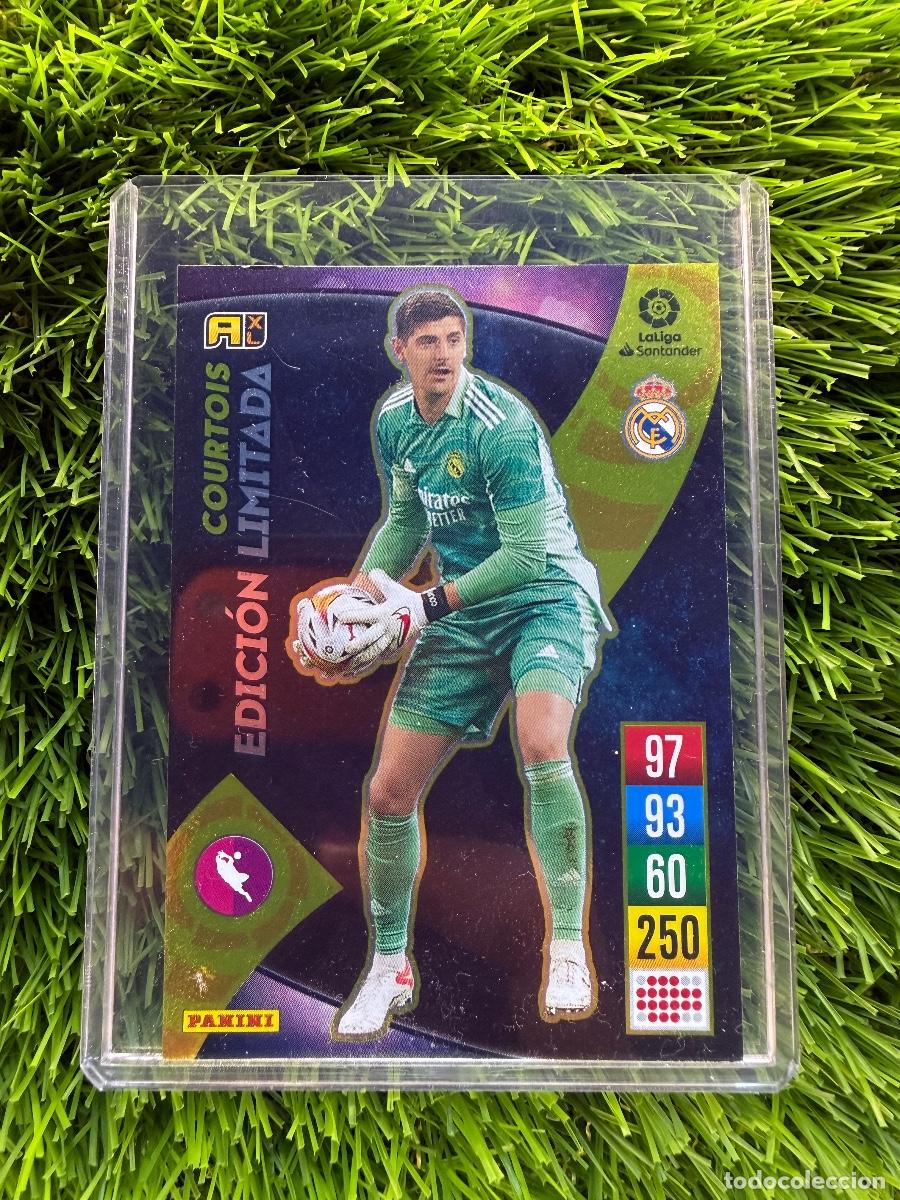 Fu&szlig;ball-Sticker: Courtois Edici&oacute;n Limitada Real Madrid CF Adrenalyn XL 21 22