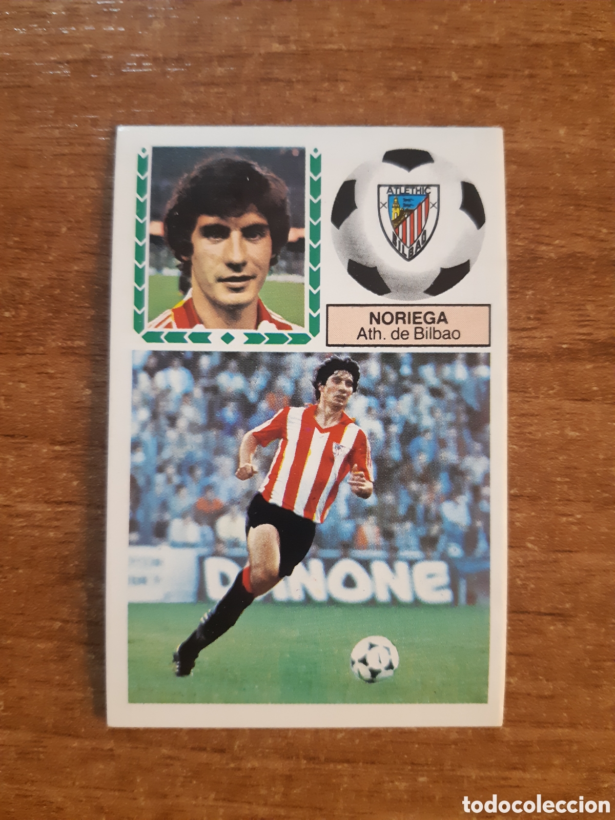 Cromos de F&uacute;tbol: Noriega (Athletic Bilbao) Liga 83-84 ESTE. Nunca pegado, sin pegar