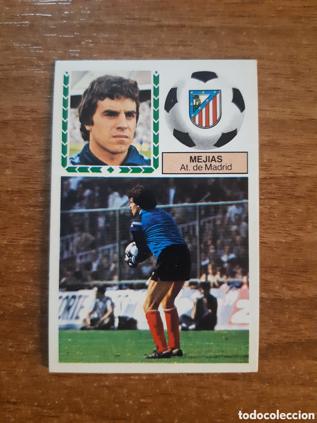 Cromos de F&uacute;tbol: Mej&iacute;as (Atl&eacute;tico Madrid) liga 83-84 ESTE. Nunca pegado