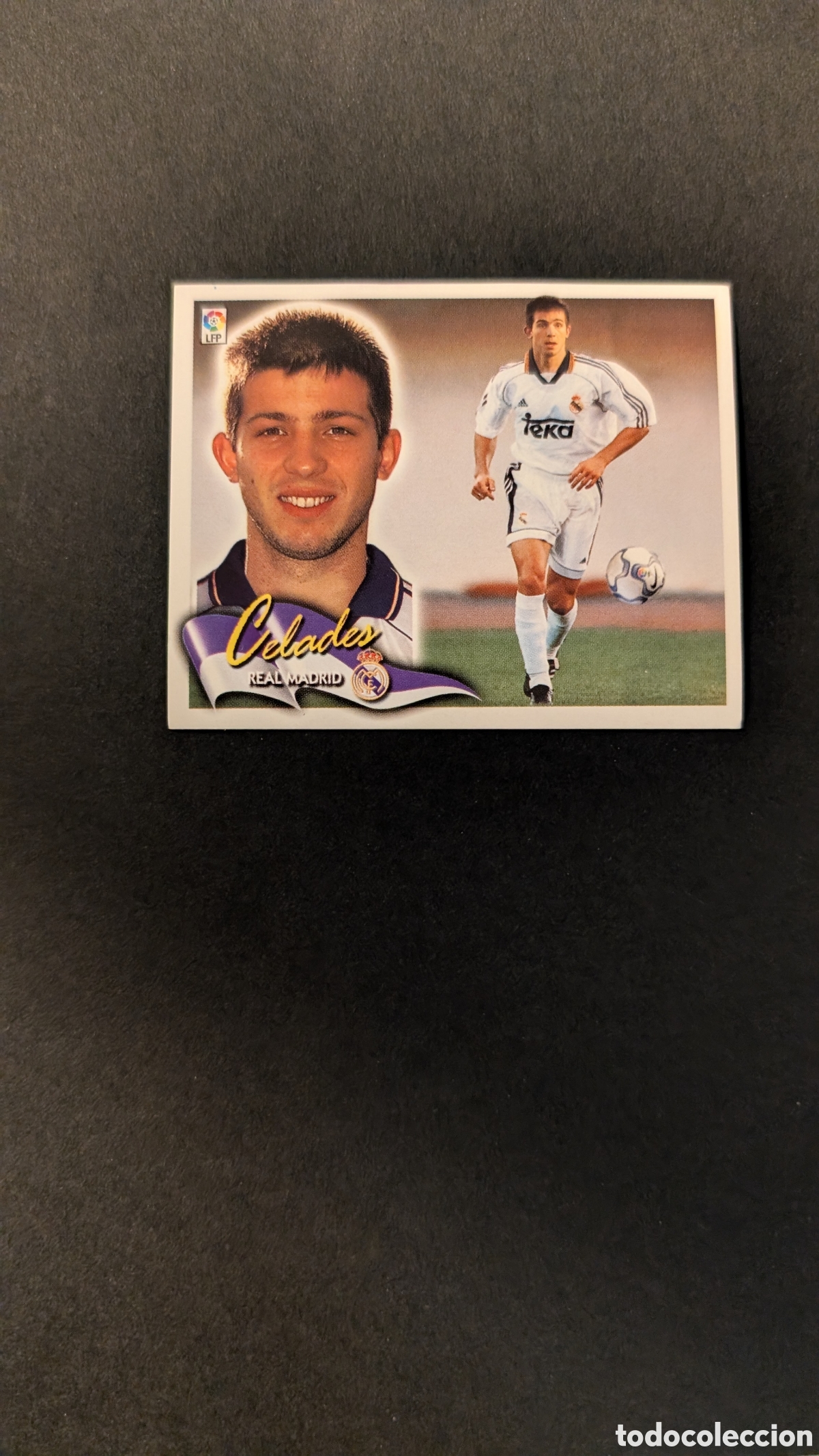Figurine di Calcio: L5 CELADES REAL MADRID FICHAJE 2 LIGA ESTE 2000/01 00 01 NUNCA PEGADO SIN PEGAR