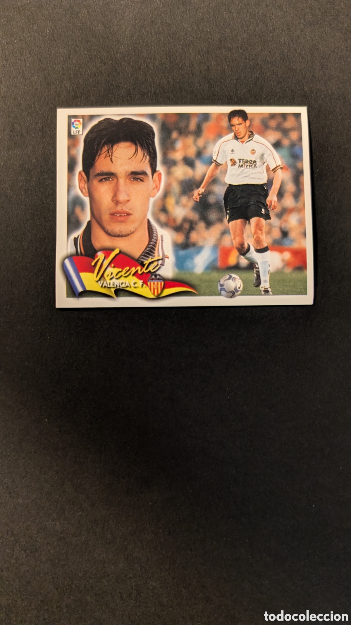Figurine di Calcio: L5 VICENTE VALENCIA FICHAJE 3 LIGA ESTE 2000/01 00 01 NUNCA PEGADO SIN PEGAR