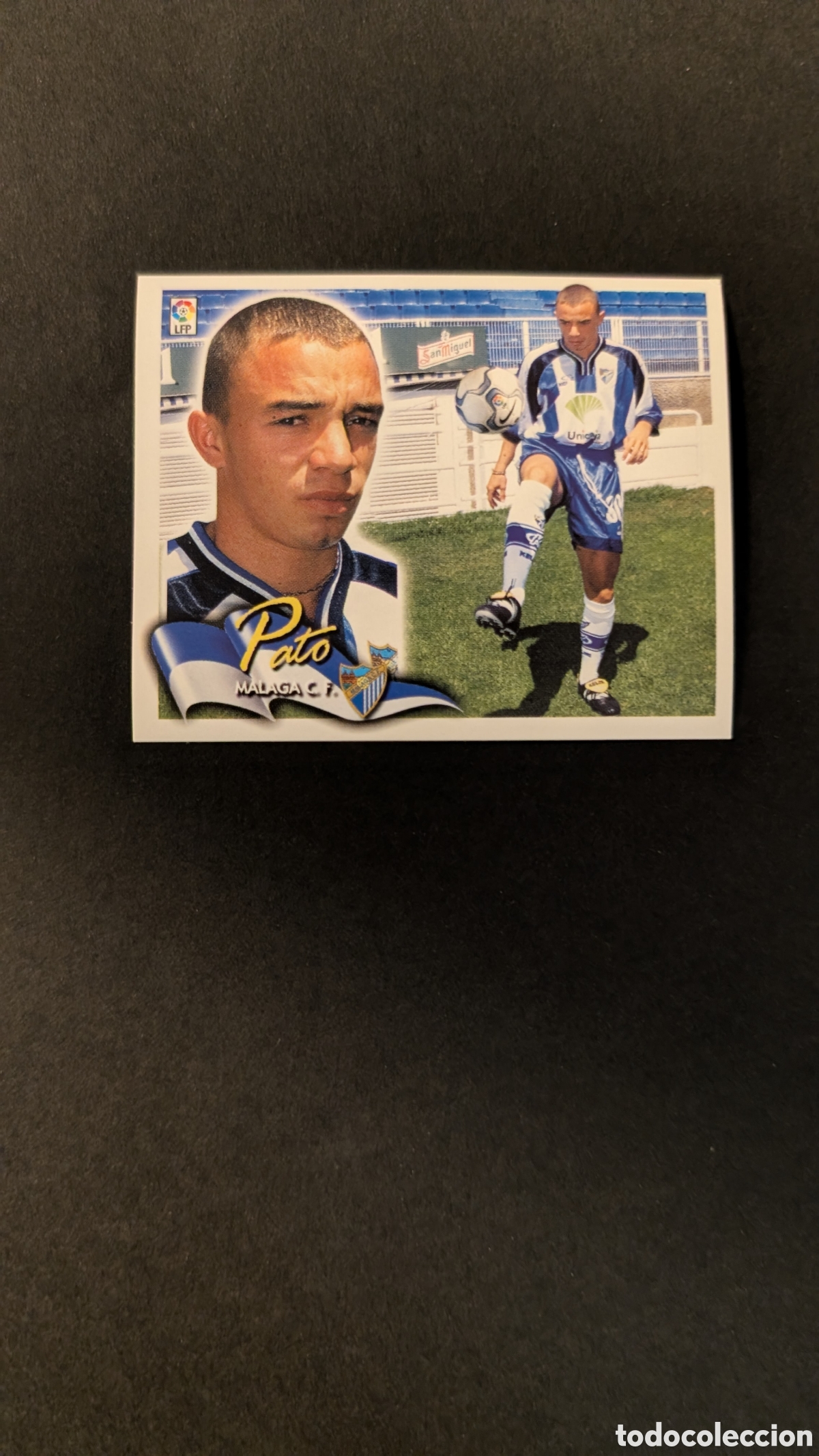 Figurine di Calcio: L5 PATO MALAGA FICHAJE 7 LIGA ESTE 2000/01 00 01 NUNCA PEGADO SIN PEGAR