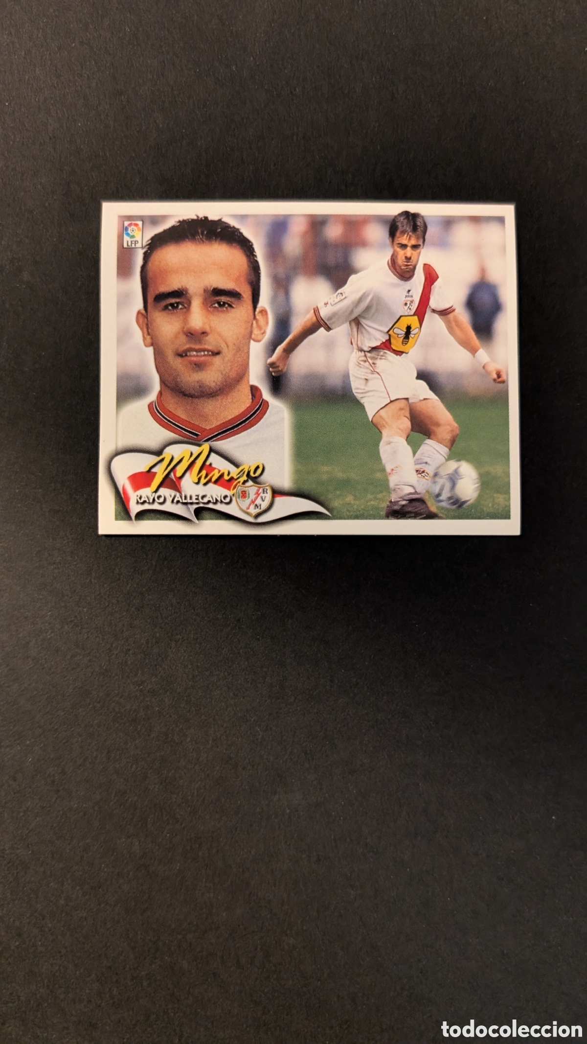 Figurine di Calcio: L5 MINGO RAYO VALLECANO FICHAJE 11 LIGA ESTE 2000/01 00 01 NUNCA PEGADO SIN PEGAR