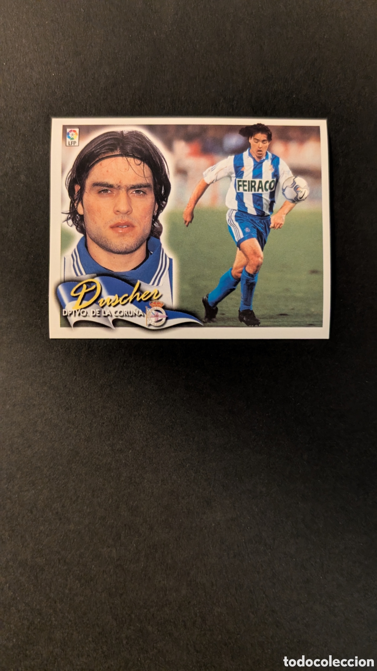 Figurine di Calcio: L5 DUSCHER DEPORTIVO FICHAJE 12 VERSION LIGA ESTE 2000/01 00 01 NUNCA PEGADO SIN PEGAR