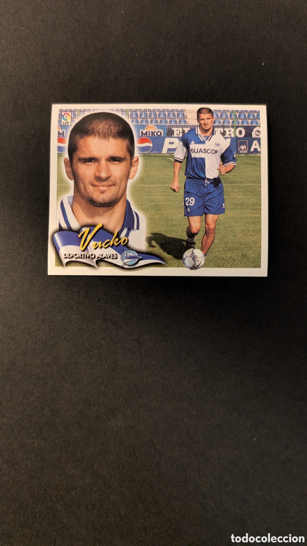 Fu&szlig;ball-Sticker: L5 VUCKO ALAVES FICHAJE 19 LIGA ESTE 2000/01 00 01 NUNCA PEGADO SIN PEGAR