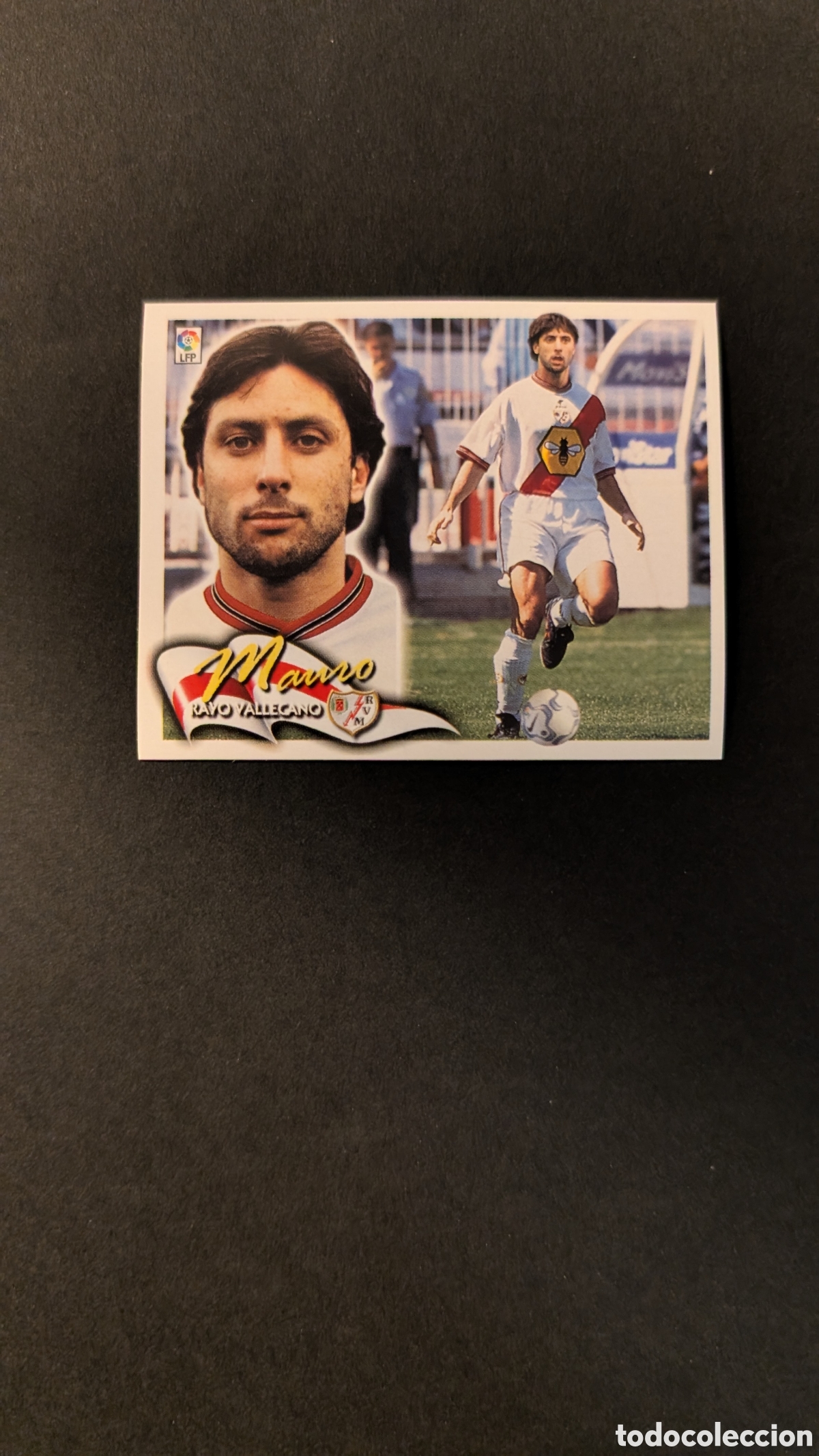 Fu&szlig;ball-Sticker: L5 MAURO RAYO VALLECANO FICHAJE 20 LIGA ESTE 2000/01 00 01 NUNCA PEGADO SIN PEGAR